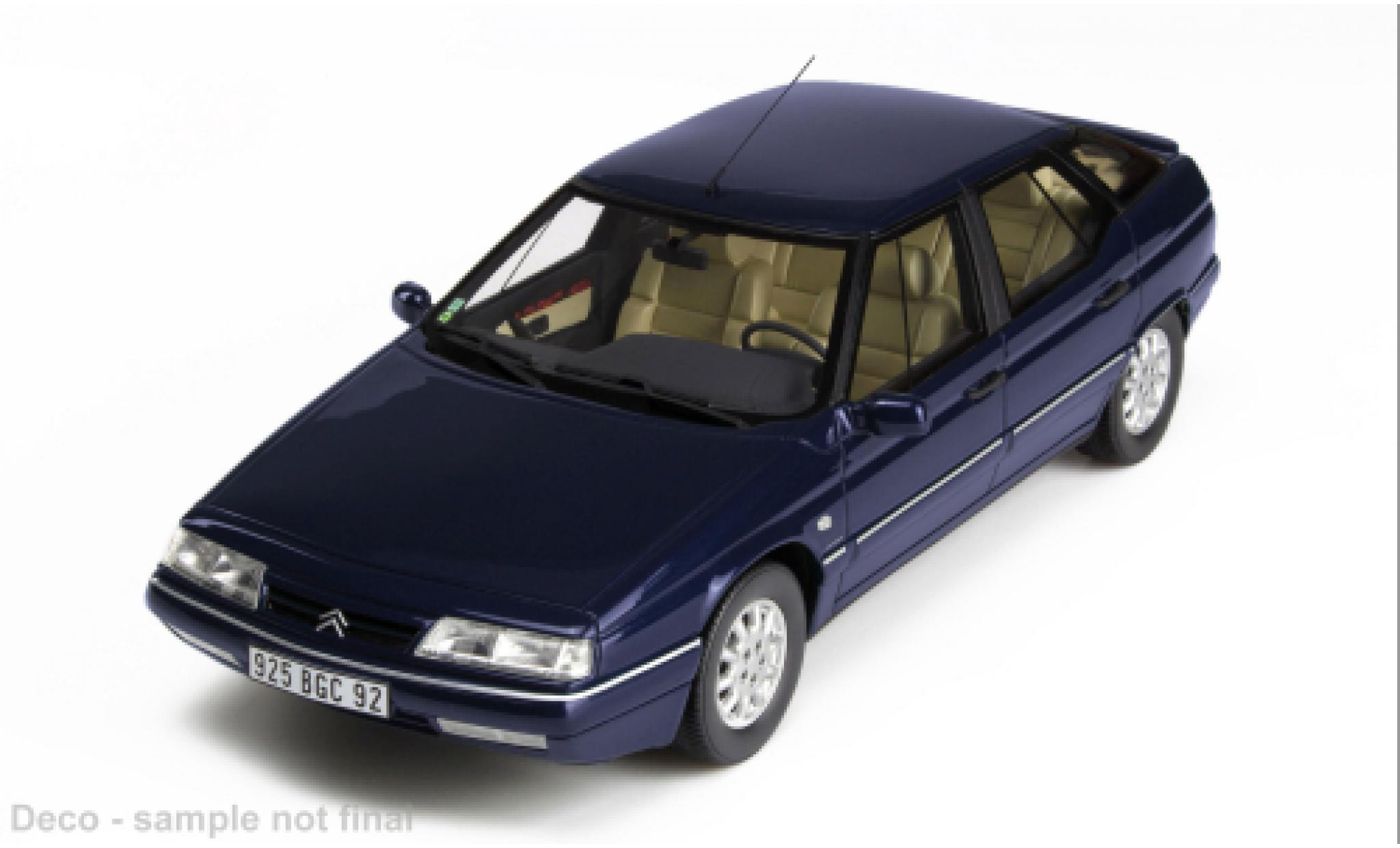 Citroen XM 1/18 Ottomobile V6 blauw 1998 1:18 modelauto