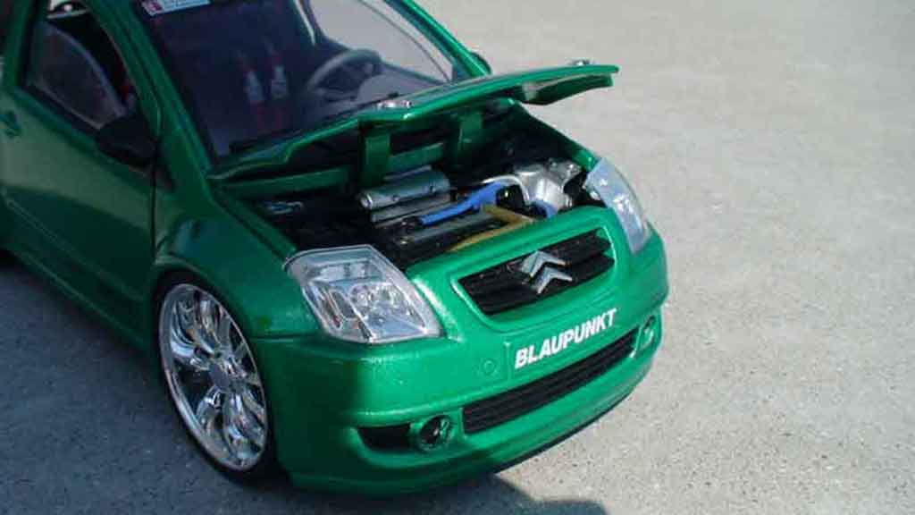 Citroen C2 tuning vts jantes 18 pouces 1/18 Solido