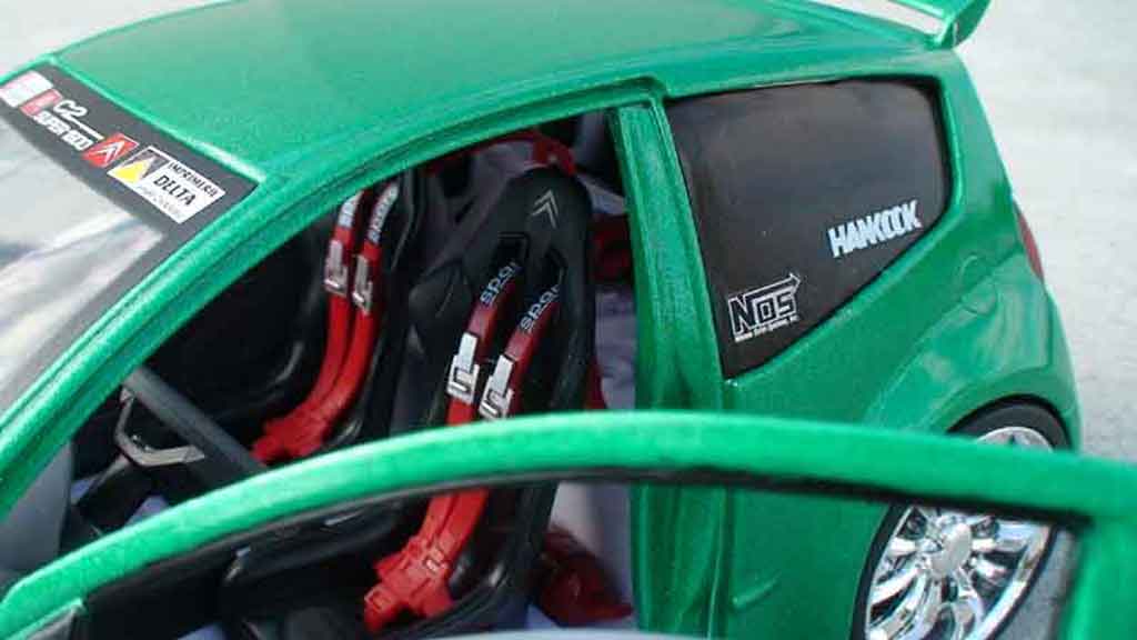 Citroen C2 tuning vts jantes 18 pouces 1/18 Solido