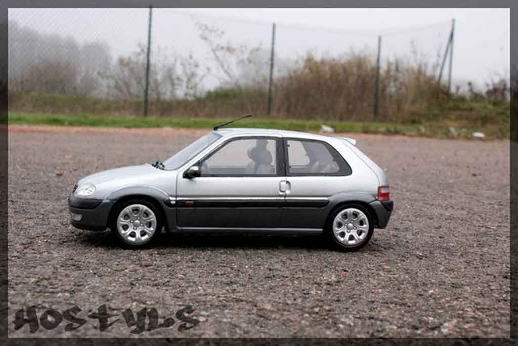 Citroen Saxo 1/18 Ottomobile vts grijs metallized modelauto