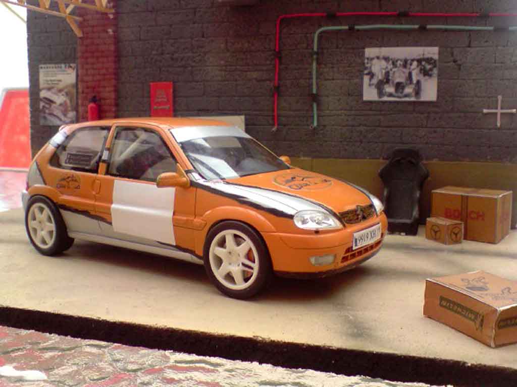 Citroen Saxo 1/18 Ottomobile vts groupe a rallye modelauto