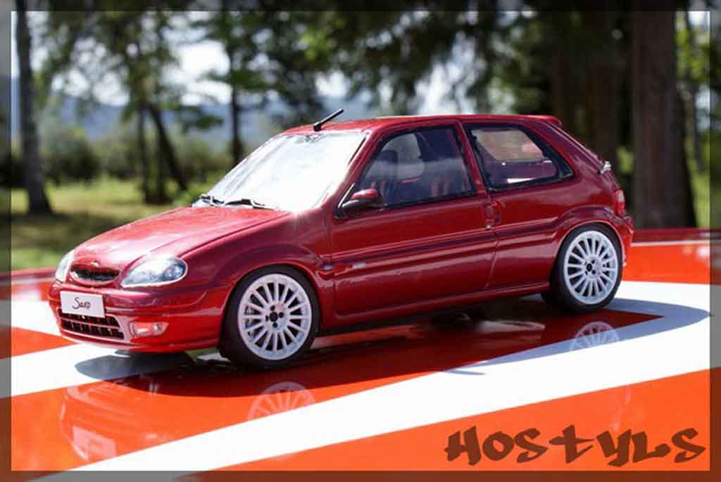 Citroen Saxo 1/18 Ottomobile vts preparation groupe n modelauto
