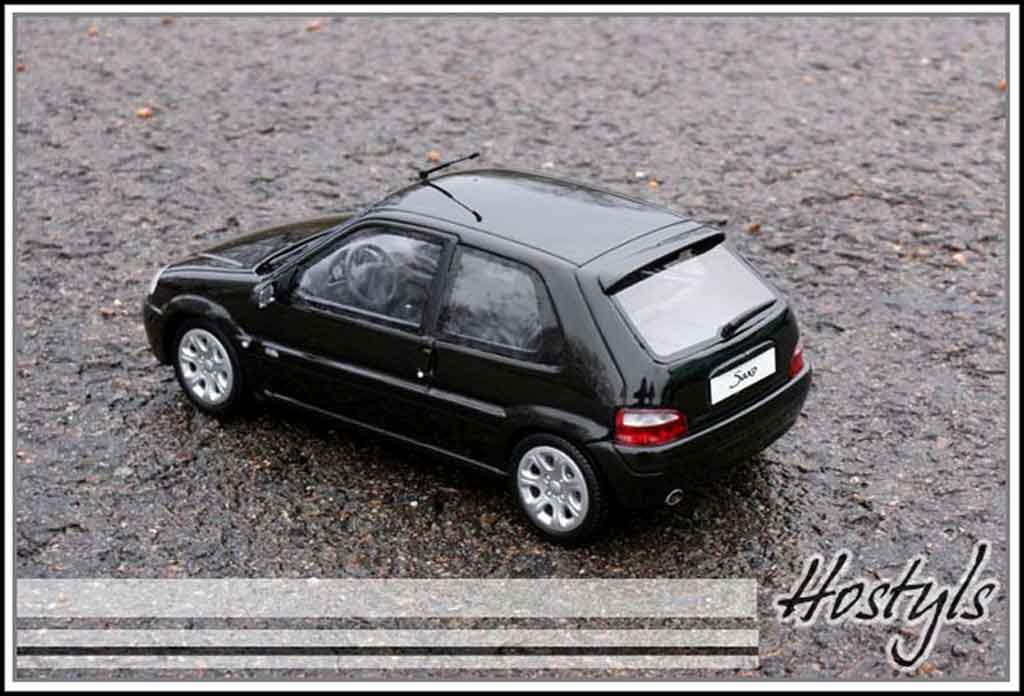 Citroen Saxo 1/18 Ottomobile vts zwart modelauto