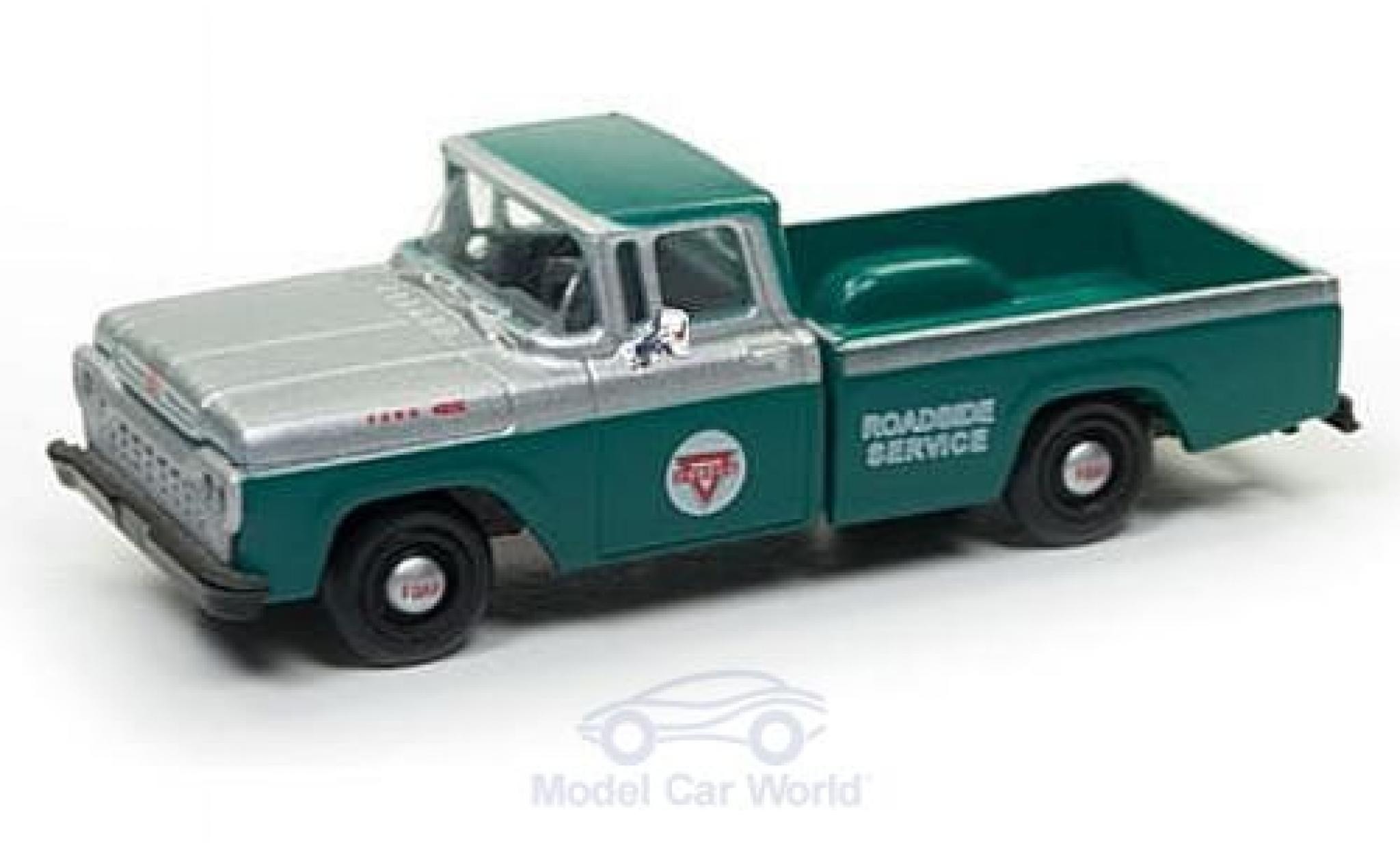 Ford F-1 1/87 Classic Metal Works 00 Pick Up groen/grijs Conoco Service 1960 modelauto