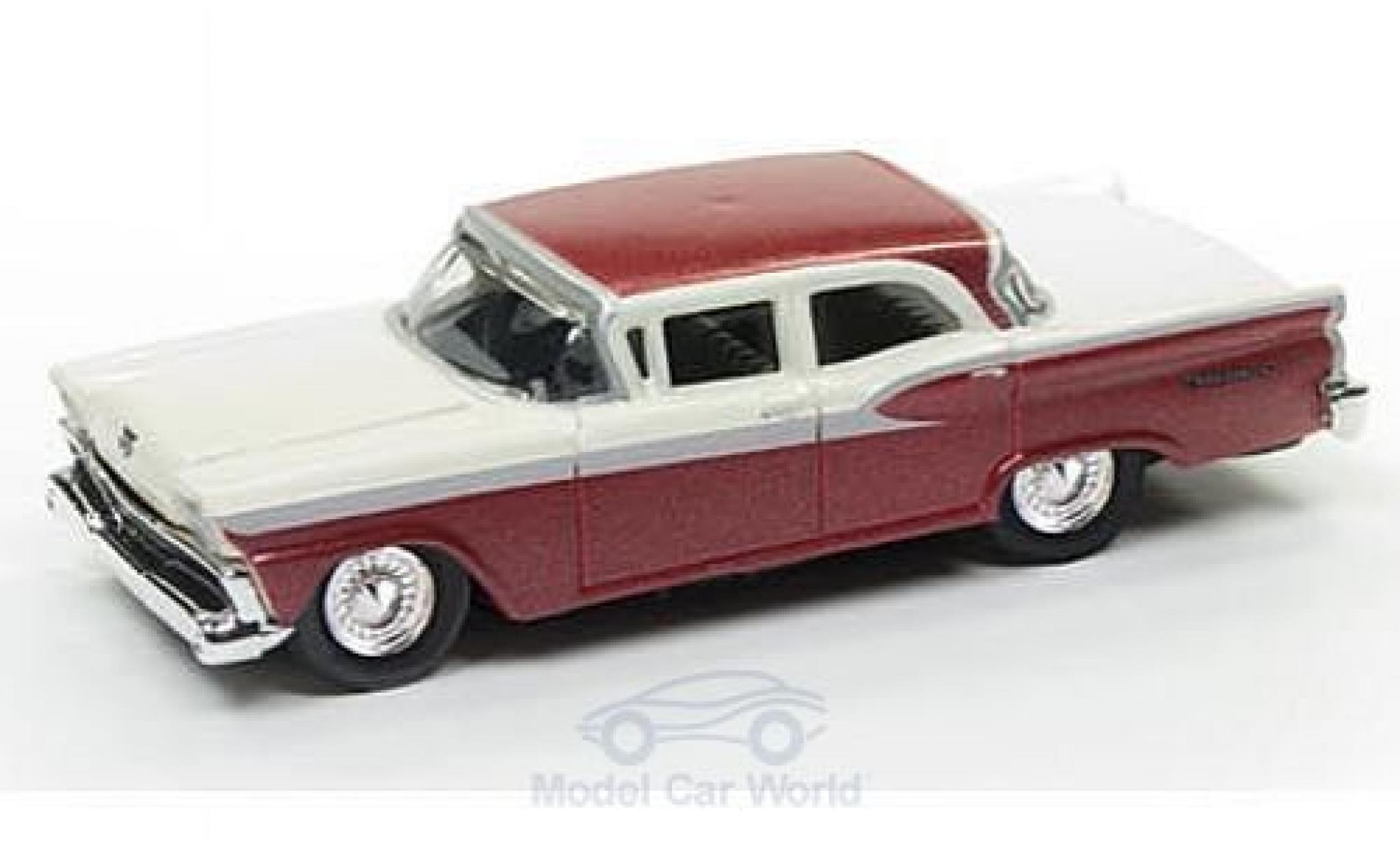 Ford Fairlane 1/87 Classic Metal Works metallic rood/beige 1959 modelauto