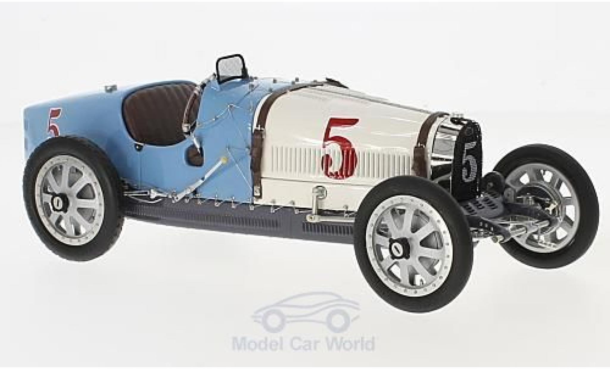Bugatti 35 1/18 CMC T Grand Prix No.5 Nation Colour Projekt Zilverinien modelauto