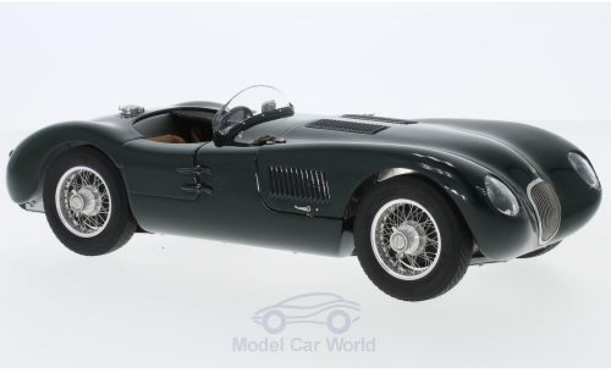 Jaguar C-Type 1/18 CMC groen RHD 1952 modelauto