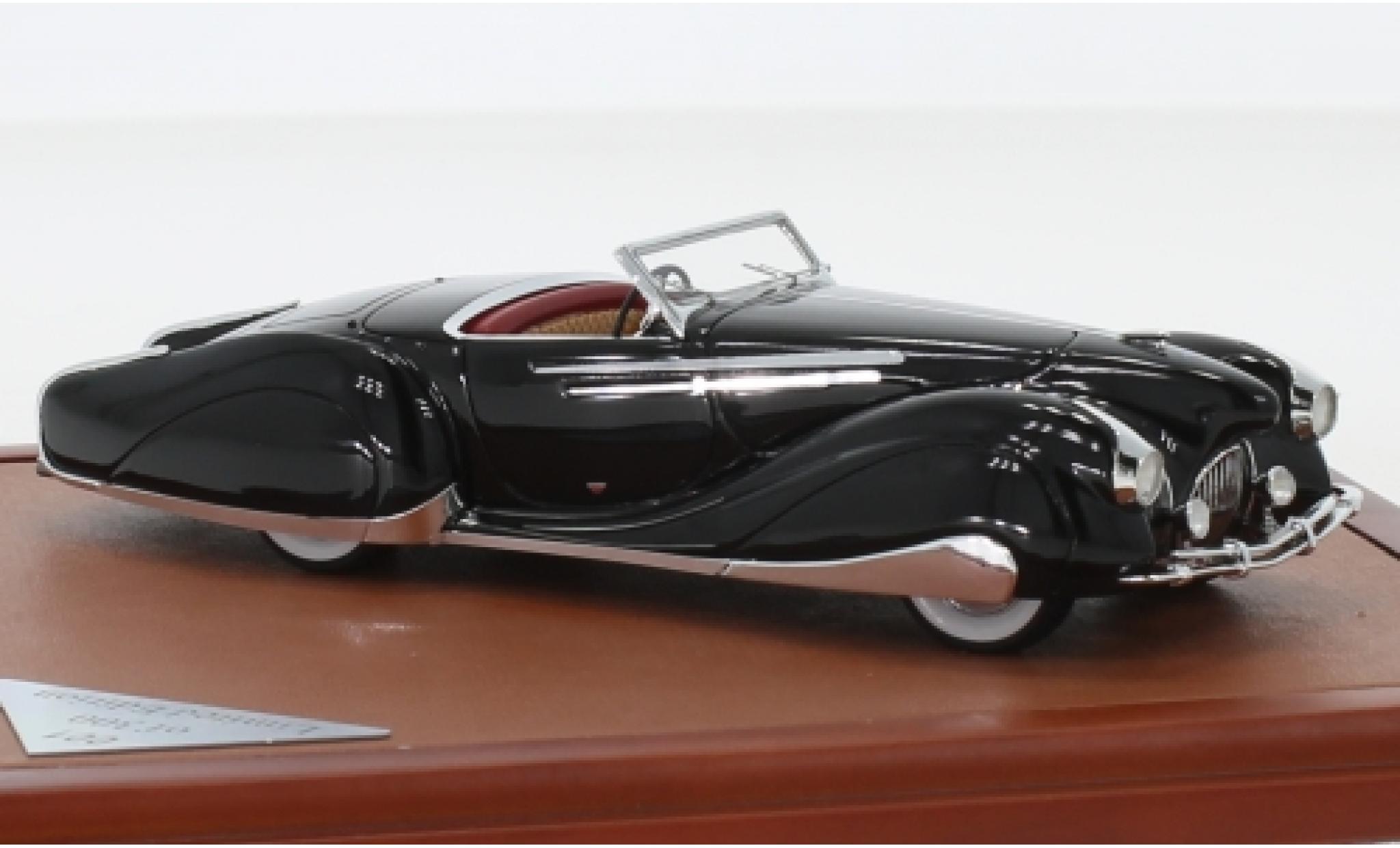 Delahaye 135 1/43 CMF M Figoni & Falaschi zwart RHD Narval 1947 modelauto