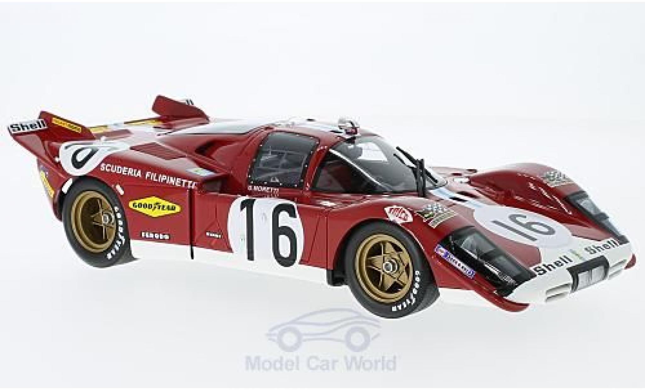 Ferrari 512 1/18 CMR S No.16 24h Le Mans 1970 G.Moretti/C.Manfredini modelauto