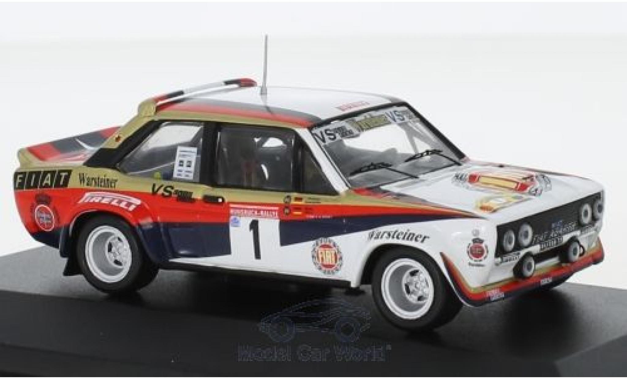 Fiat 131 1/43 CMR Abarth No.1 Warsteiner Rallye DM Hunsr&uuml;ck Rallye 1980 W.R&ouml;hrl/C.Geistd&ouml;rfer modelauto