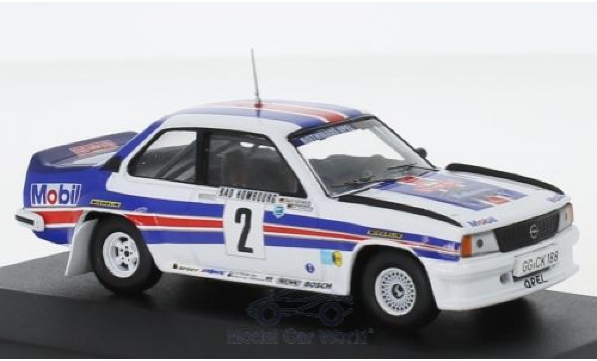Opel Ascona 1/43 CMR 400 No.2 Rothmans Rally Team Rothmans Rallye WM Rallye Monte Carlo 1982 mit Decals W.R&ouml;hrl/C.Geistd&ouml;rfer modelauto