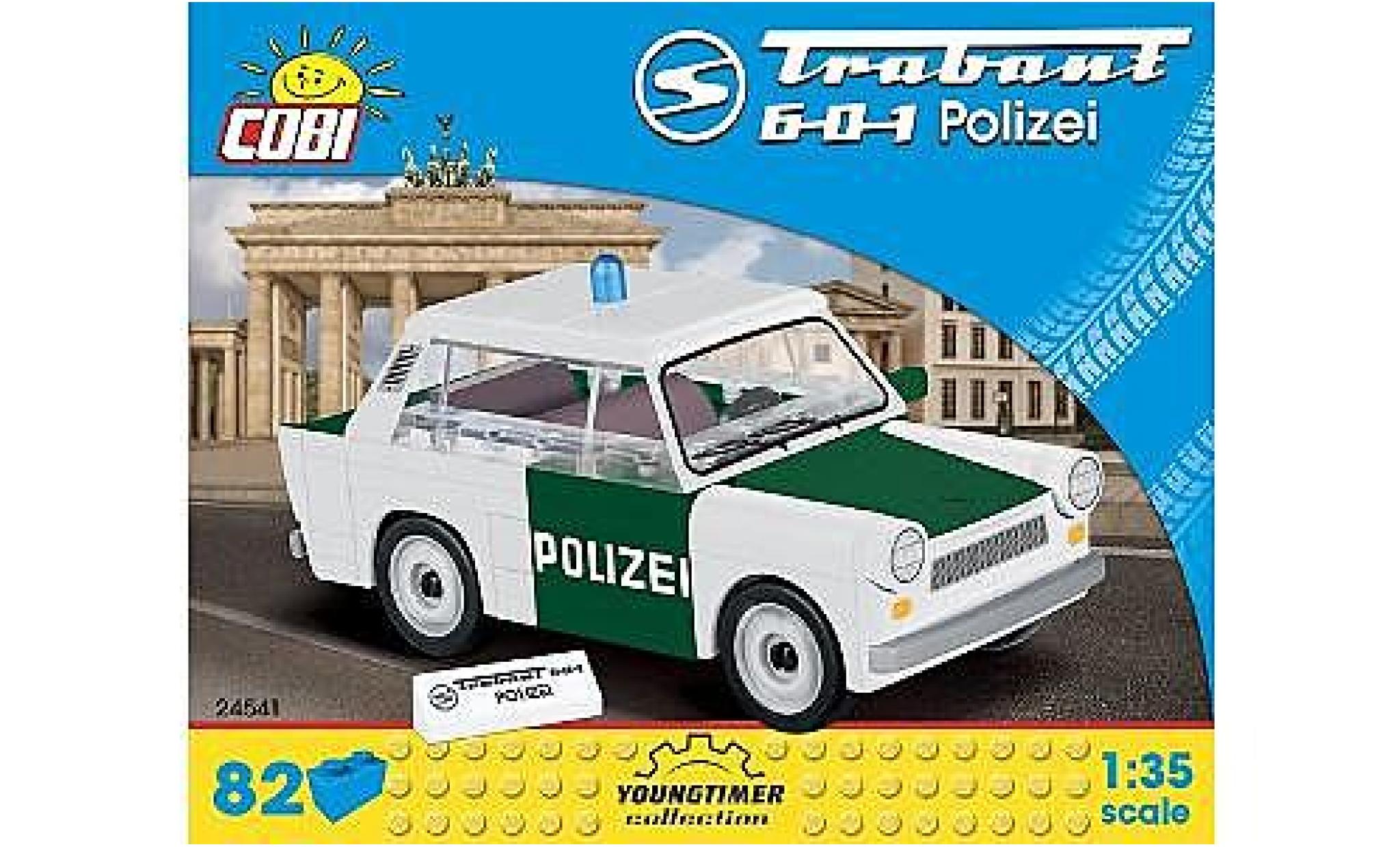 Trabant 601 1/35 Cobi Politie Bausteine Anzahl le Bl&ouml;cke: 82 modelauto
