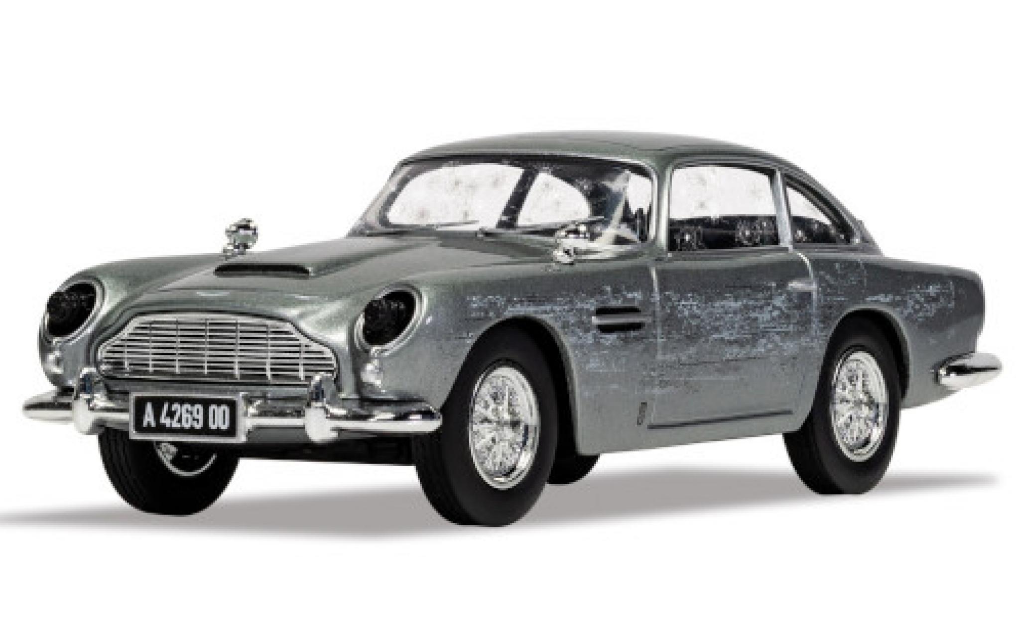 Aston Martin DB5 1/36 Corgi grijs RHD James Bond 007 No Time To la avec Einsatzspuren modelauto