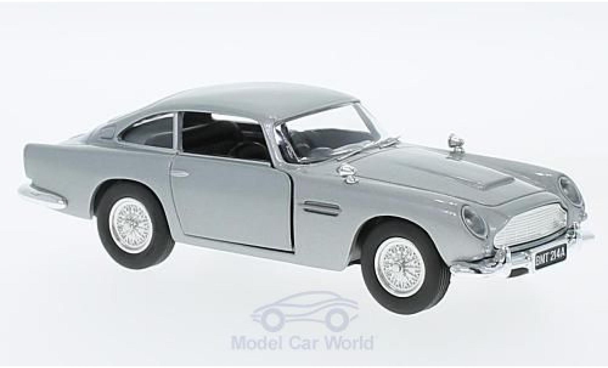 Aston Martin DB5 1/36 Corgi grijs RHD James Bond Goldeneye modelauto