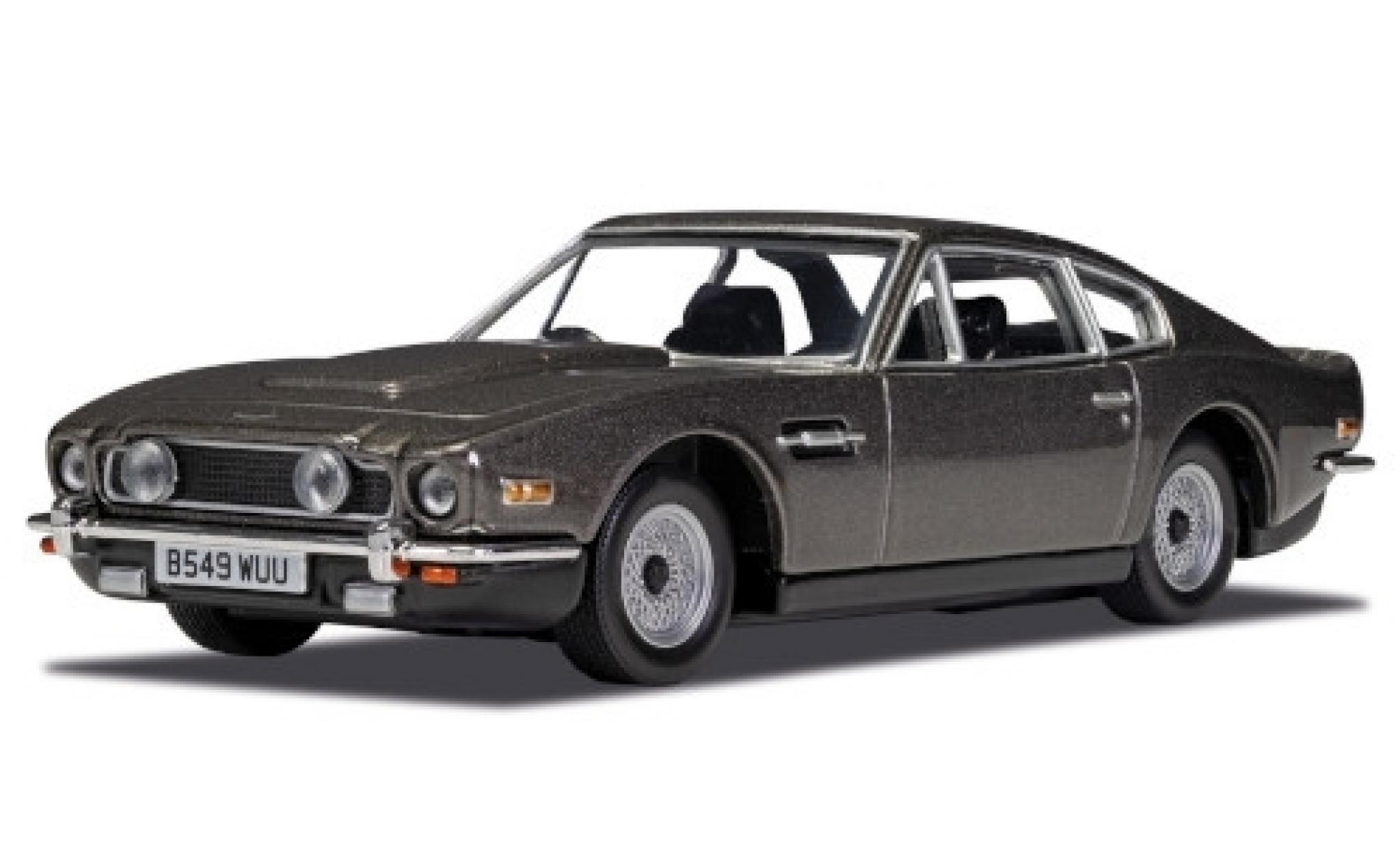 Aston Martin V8 1/36 Corgi Vantage metallic grijs RHD James Bond 007 No Time To la modelauto