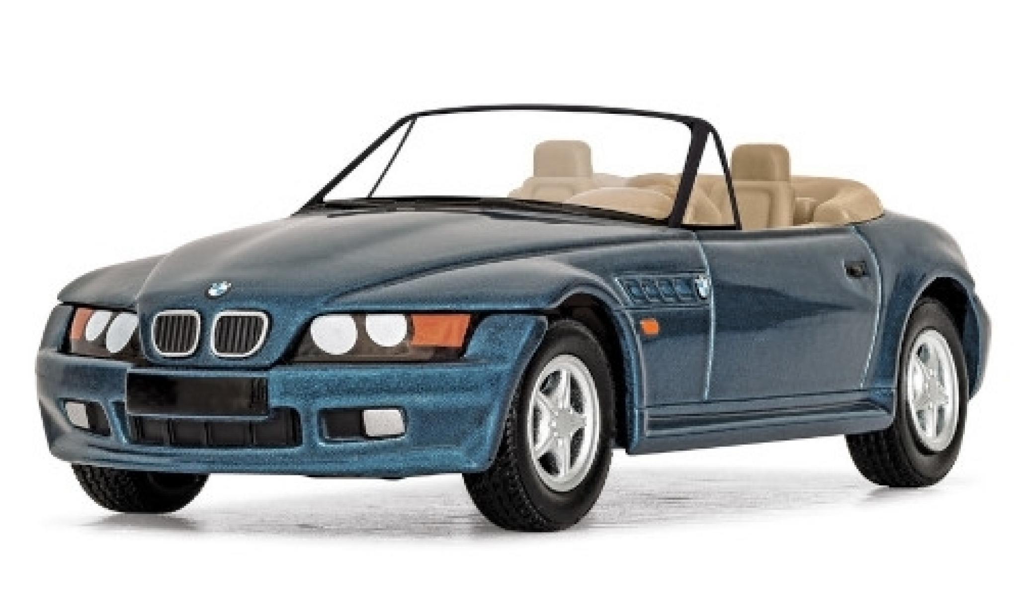 Bmw Z3 1/36 Corgi (E36/7) metallic blauw James Bond 007 Goldeneye modelauto