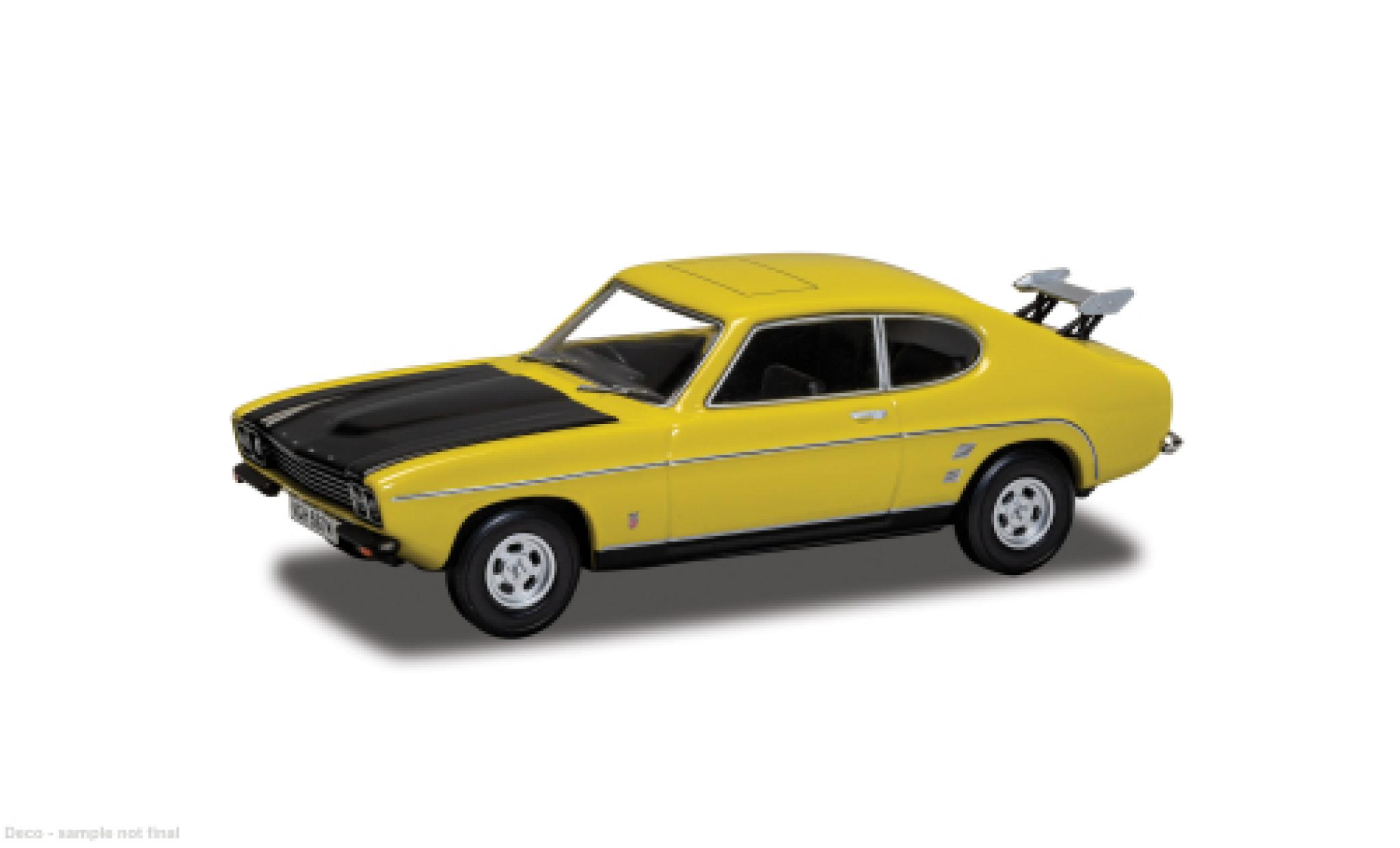Ford Capri 1/43 Corgi MK I 3.0 GXL geel/zwart 1:43 modelauto