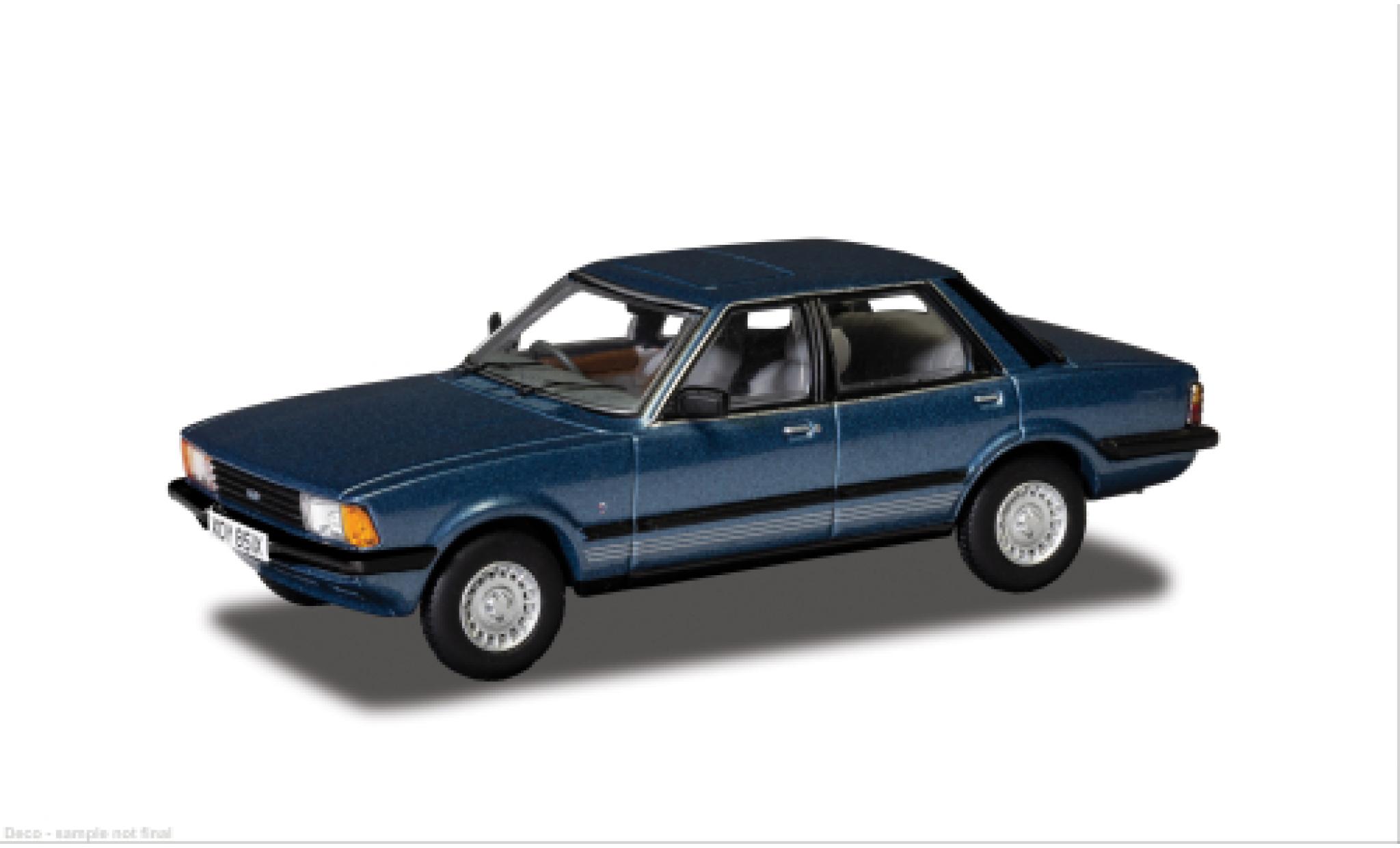 Ford Cortina 1/43 Corgi MK V 2.3 Ghia blauw 1:43 modelauto