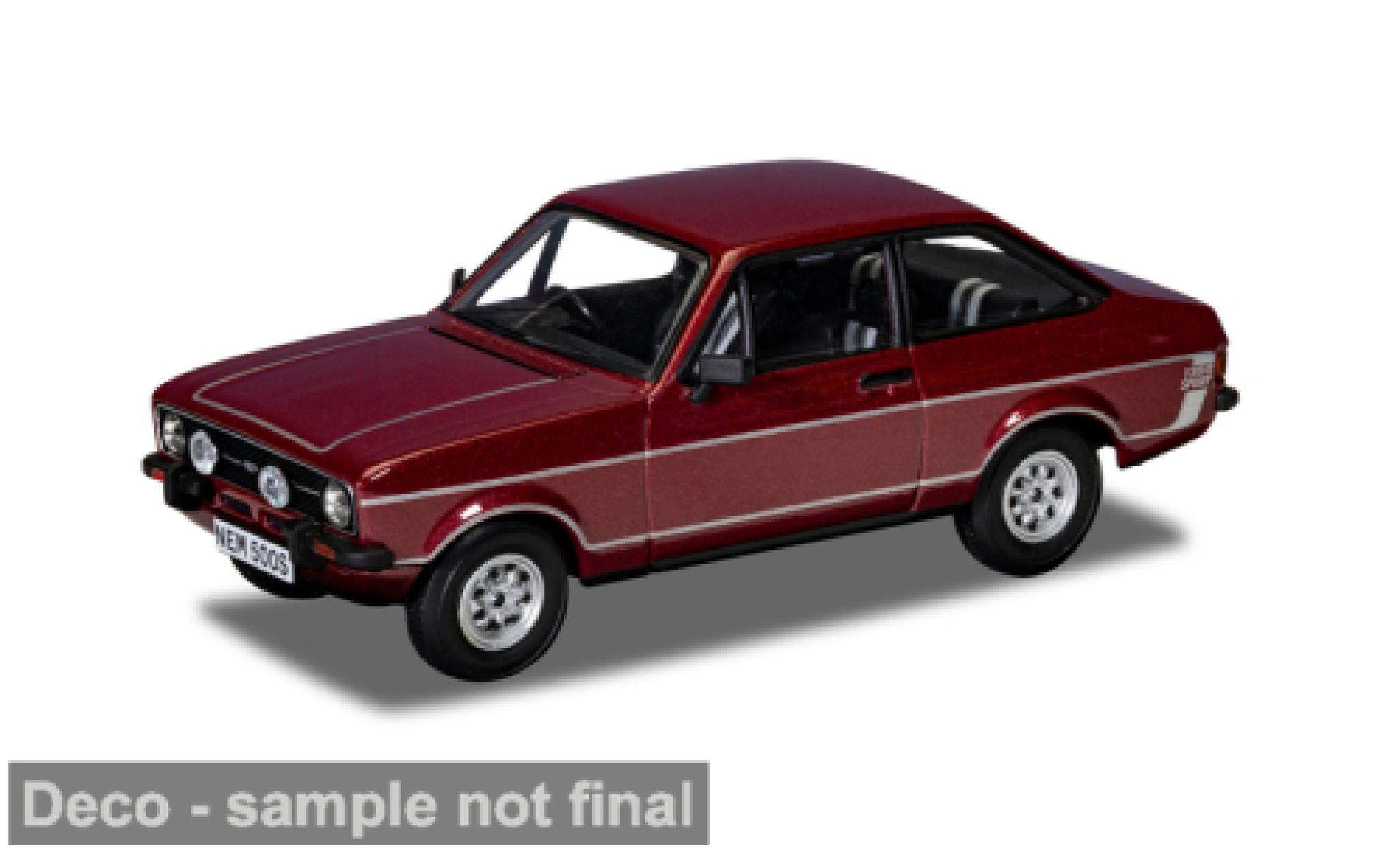 Ford Escort 1/43 Corgi MK II 1300 rood 1:43 modelauto