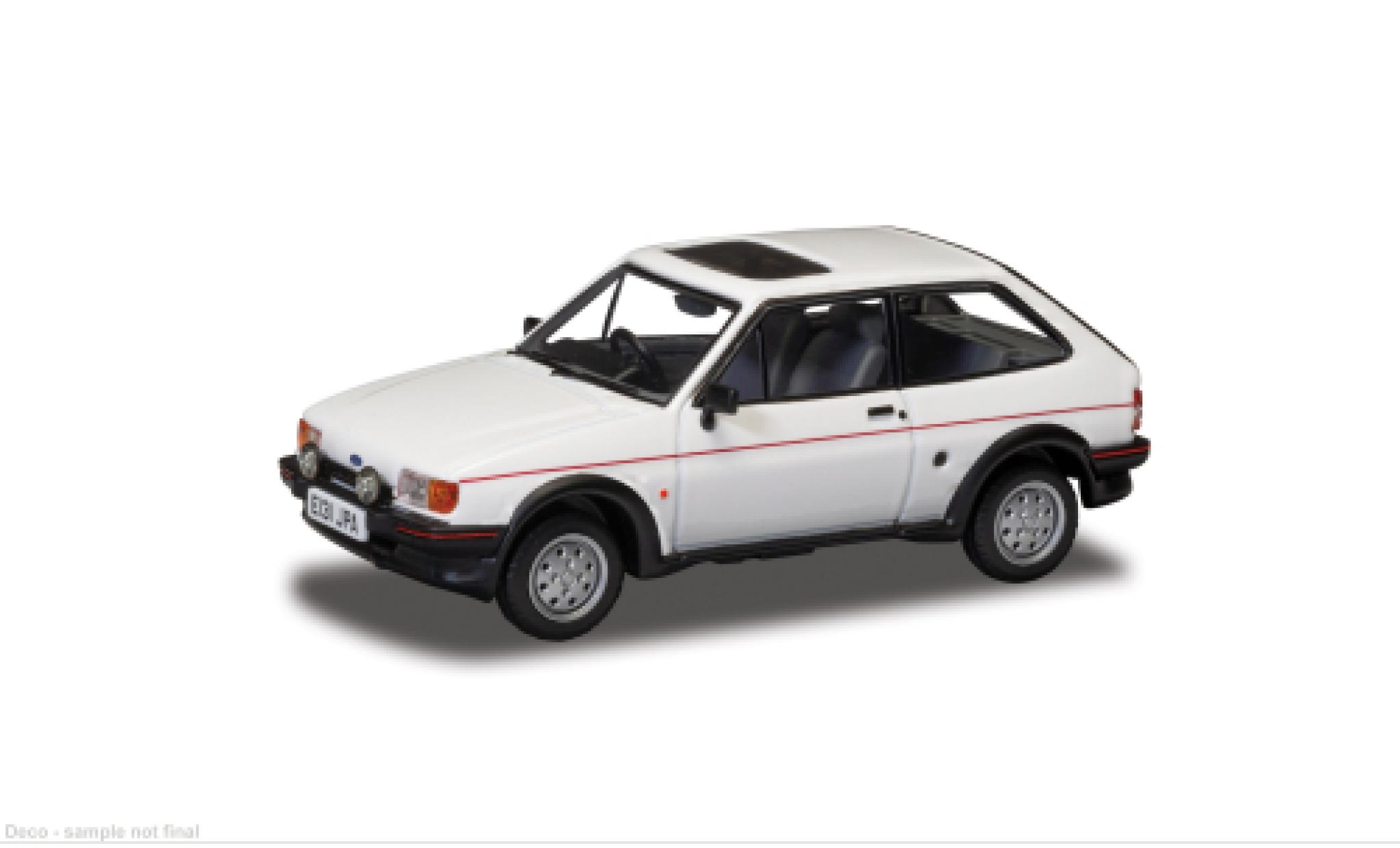 Ford Fiesta 1/43 Corgi Mk II XR2 wit/rood 1:43 modelauto