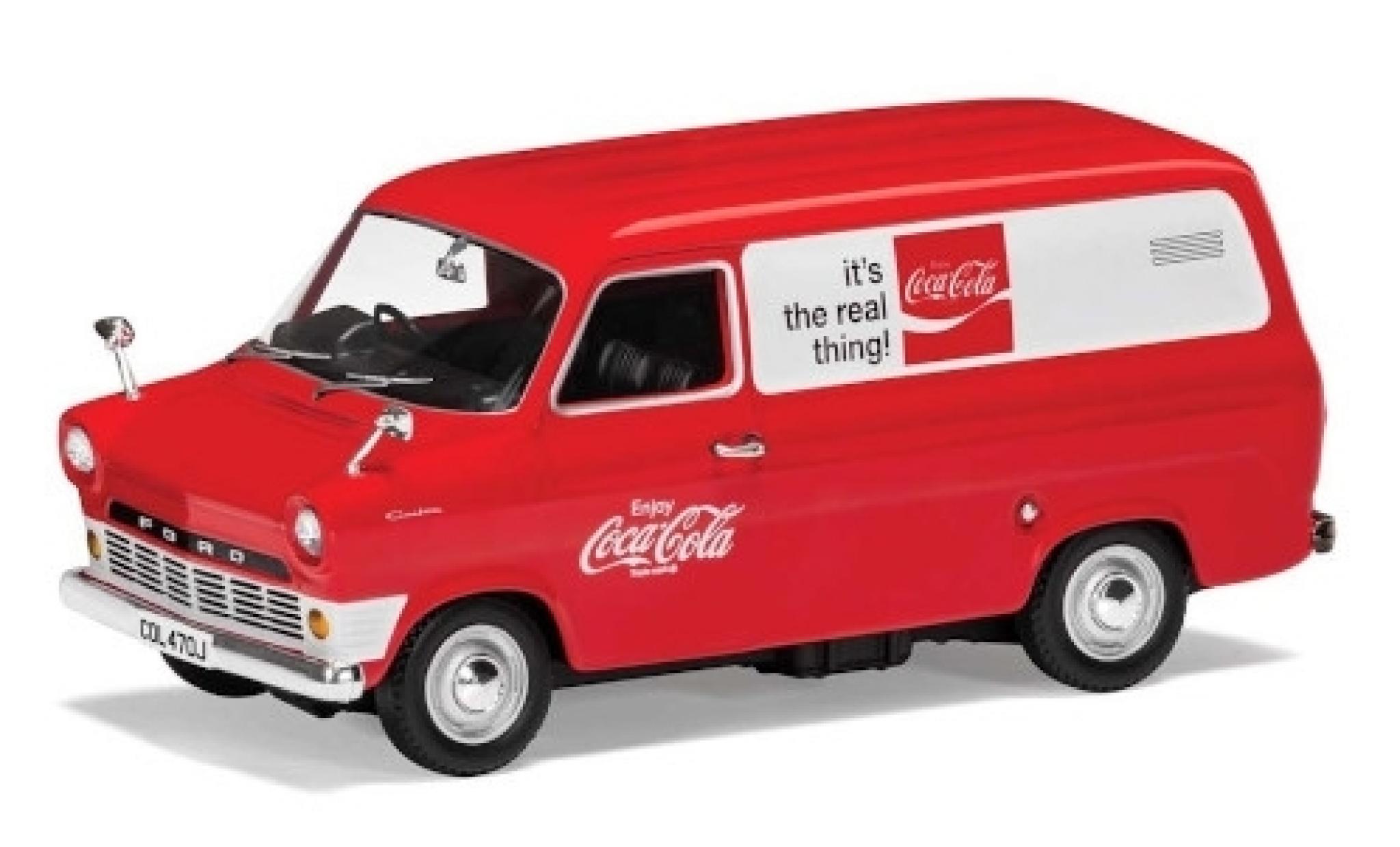Ford Transit 1/43 Corgi MK I rood/wit Coca Cola 1970 modelauto