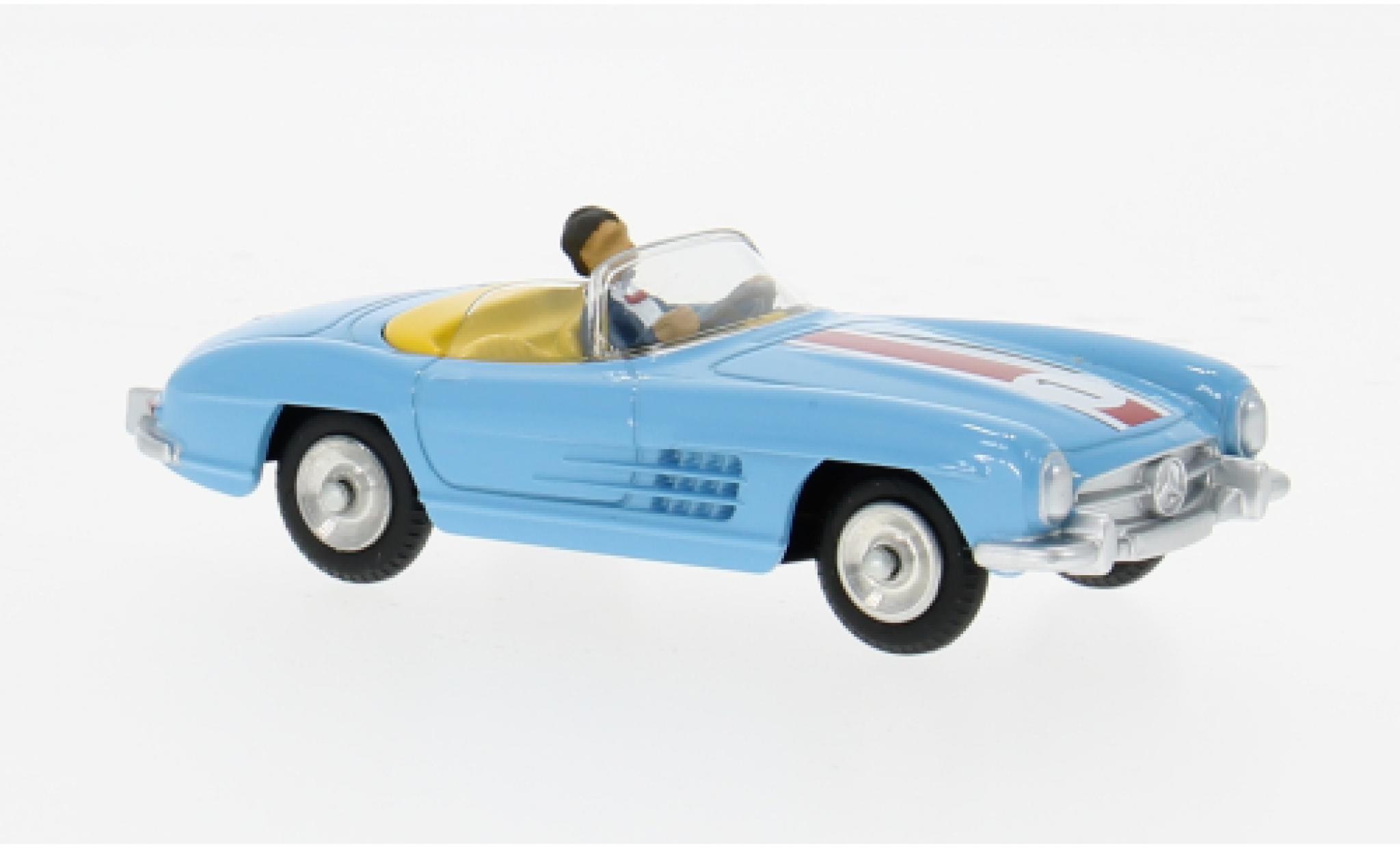 Mercedes 300 1/43 Corgi SL blauw/geel 1958 1:43 modelauto