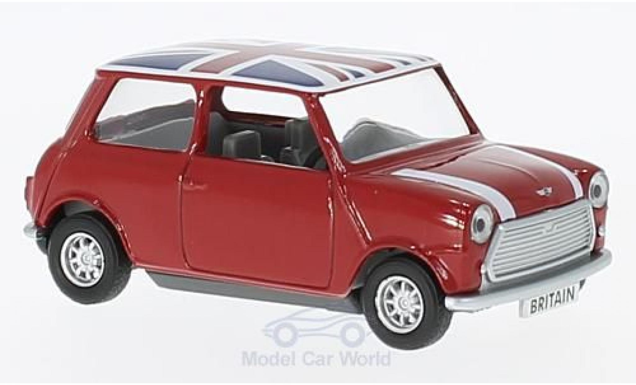 Mini Cooper 1/0 Corgi rood/Dekor RHD modelauto