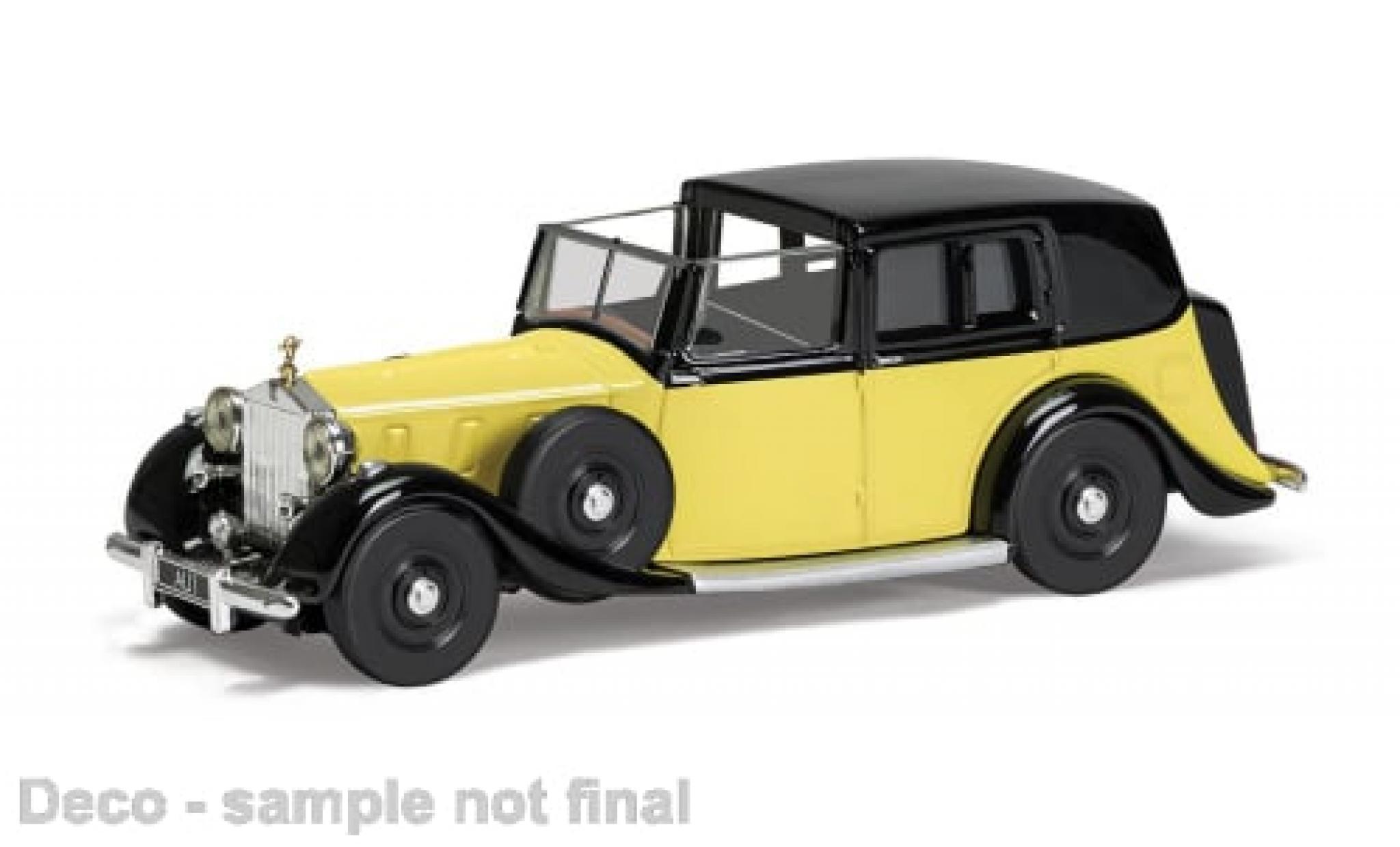 Rolls Royce Phantom 1/36 Corgi III Sedance de Ville geel/zwart James Bond Goldfinger 1:36 modelauto