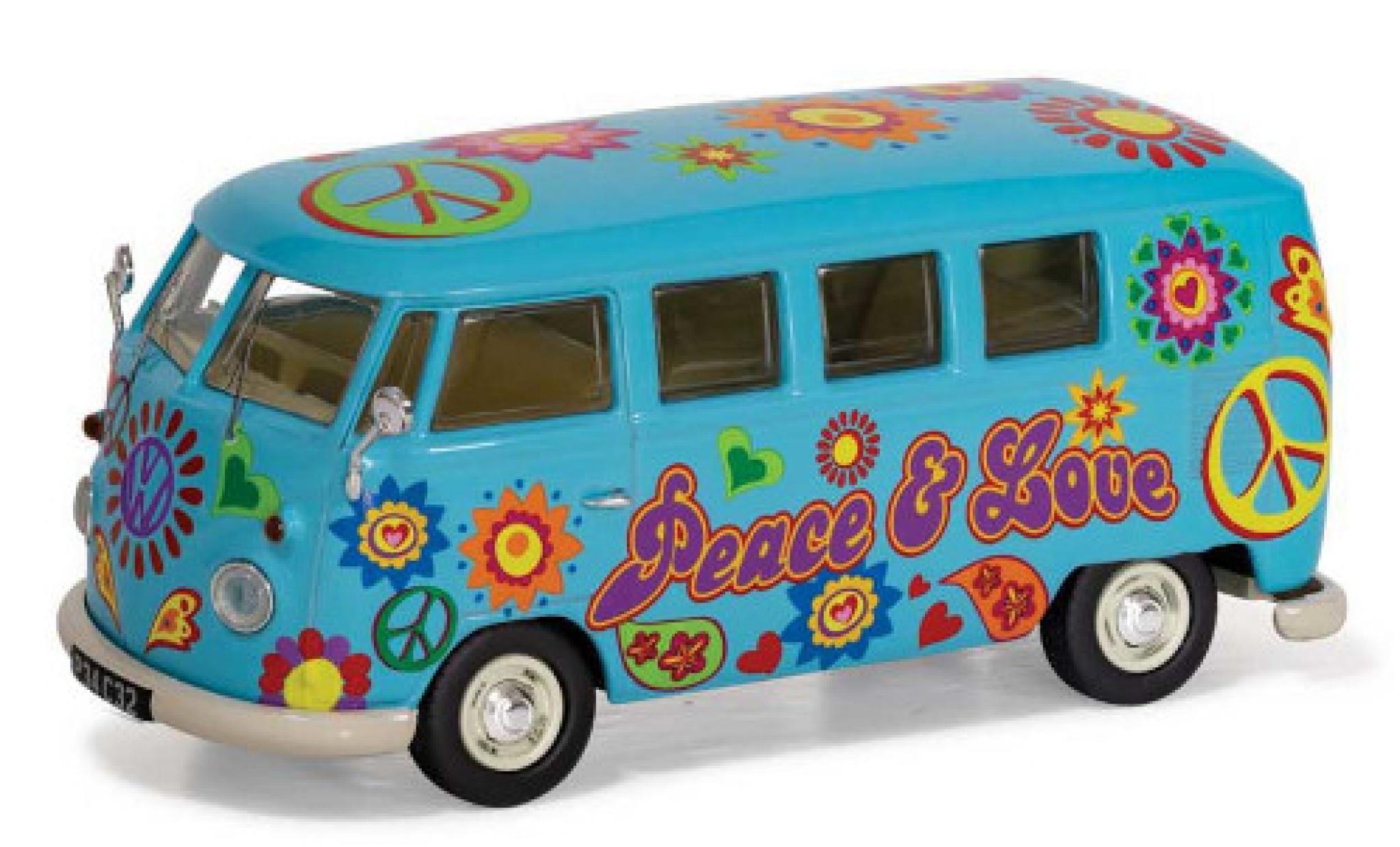 Volkswagen T1 1/43 Corgi Camper Peace Love & Freedom modelauto