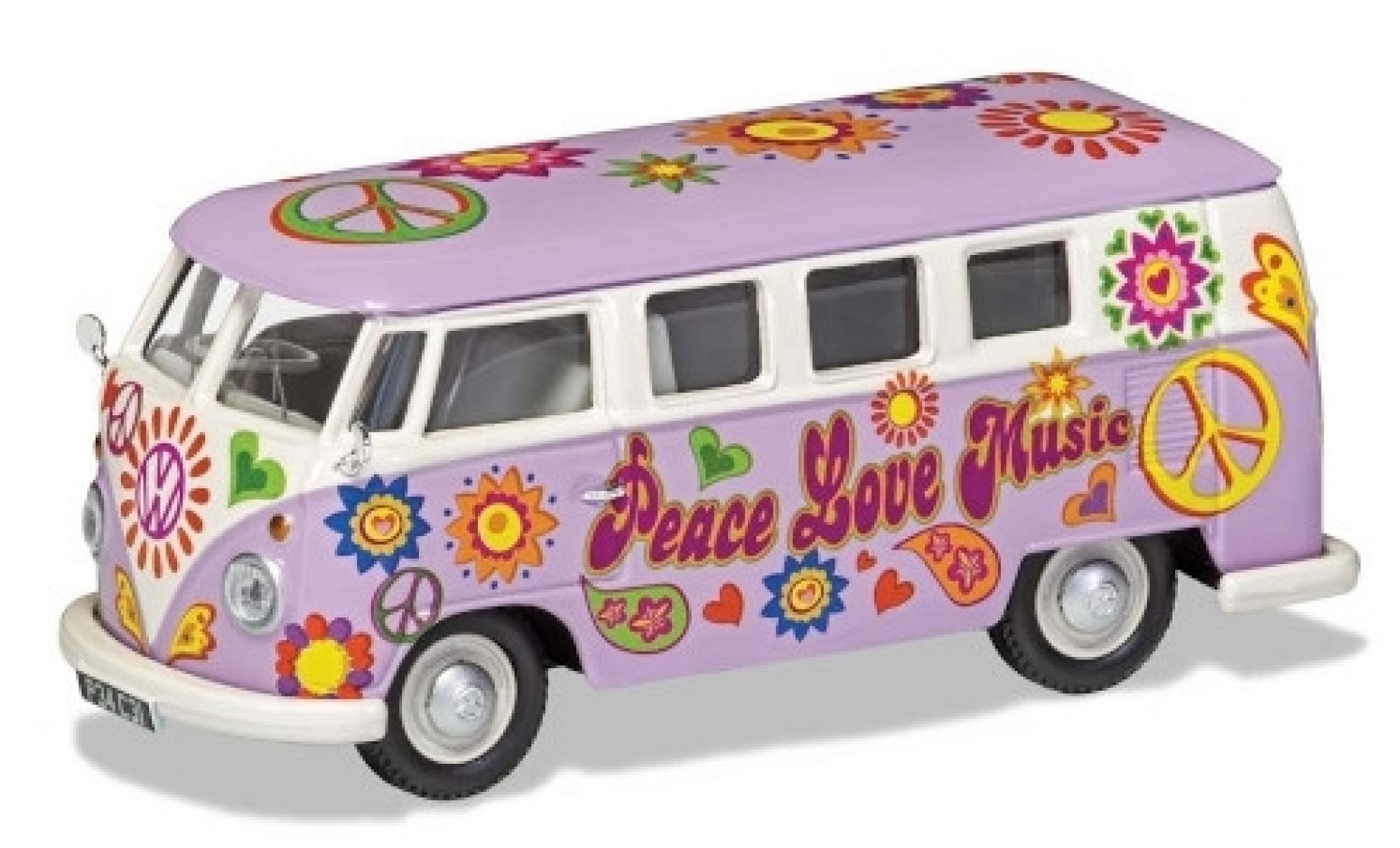 Volkswagen T1 1/43 Corgi Camper Peace Love & Music modelauto