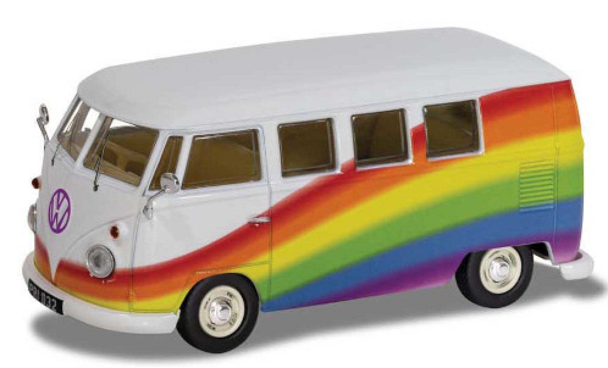 Volkswagen T1 1/43 Corgi Camper Peace Love & Rainbows modelauto