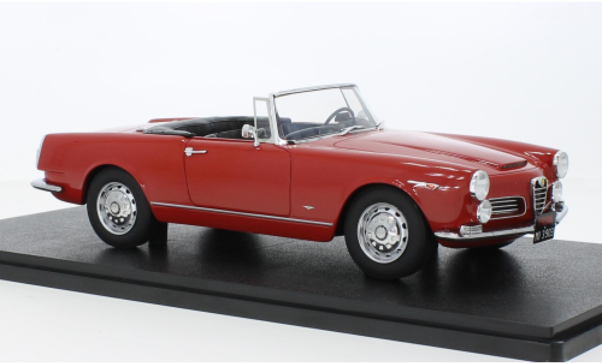 Alfa Romeo 2600 1/18 Cult Scale Models Spider Touring rood 1961 1:18 modelauto