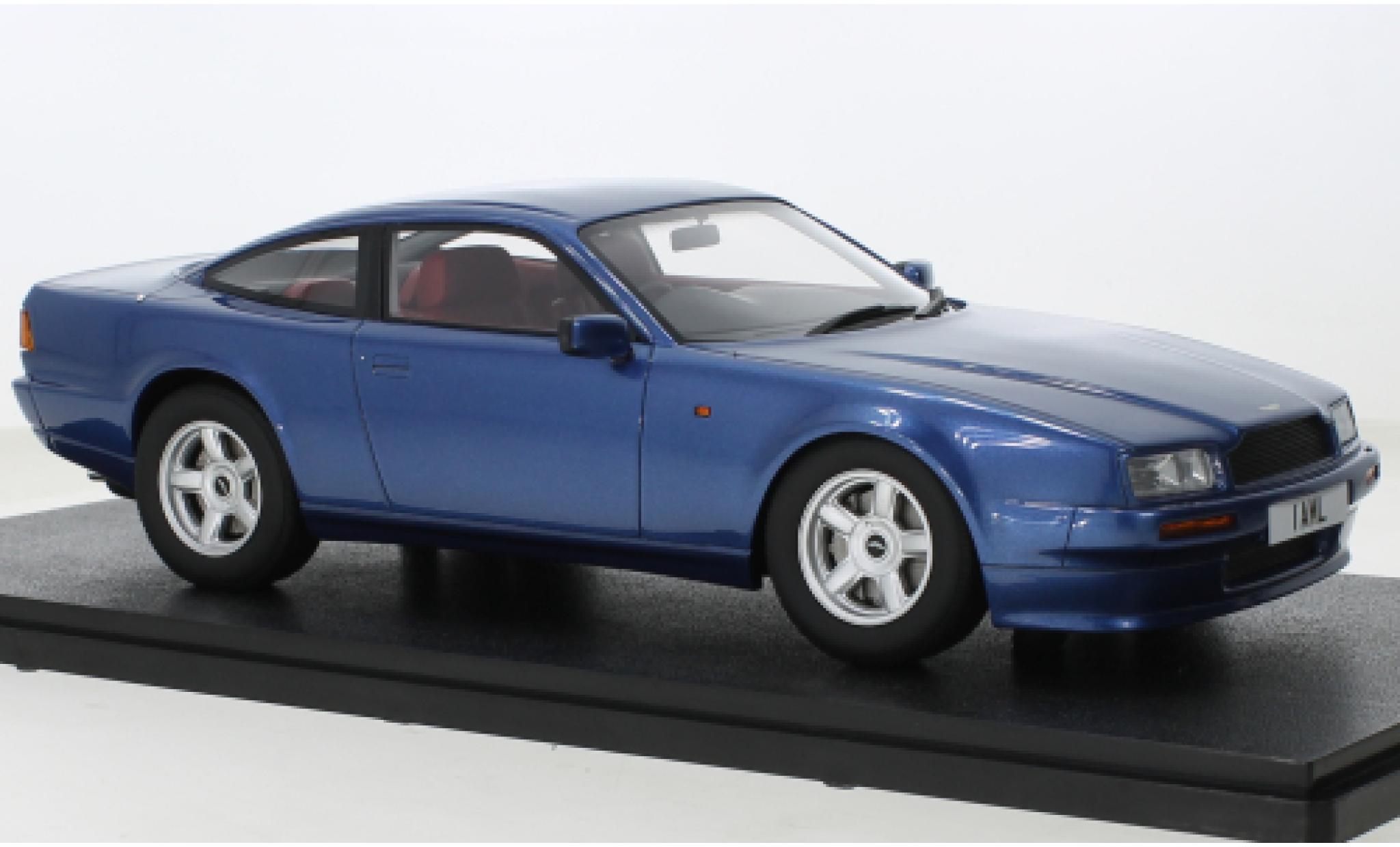 Aston Martin Virage 1/18 Cult Scale Models metallic blauw RHD 1988 1:18 modelauto