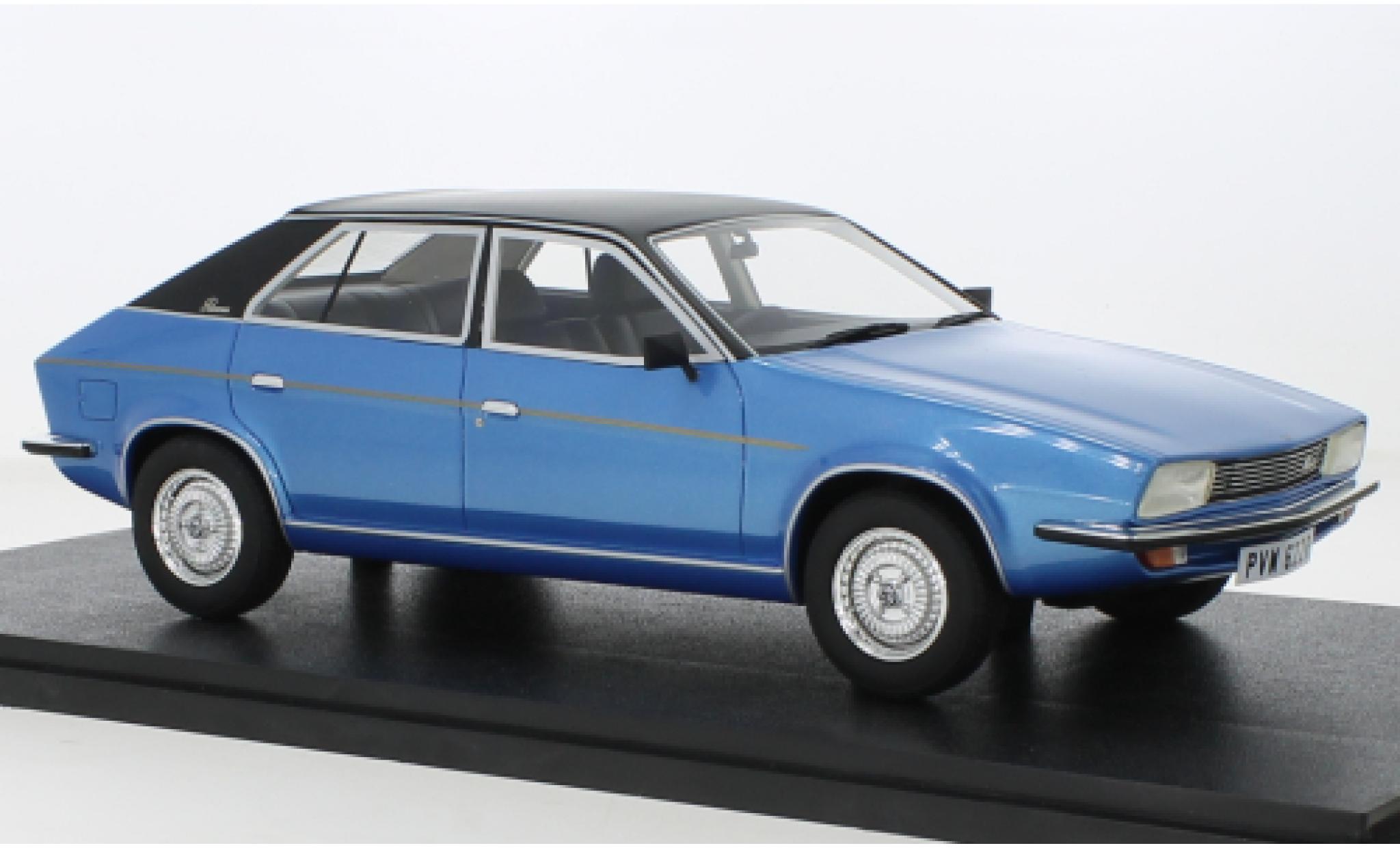 Austin Princess 1/18 Cult Scale Models 2200 HLS metallic blauw/matt-zwart RHD 1979 1:18 modelauto