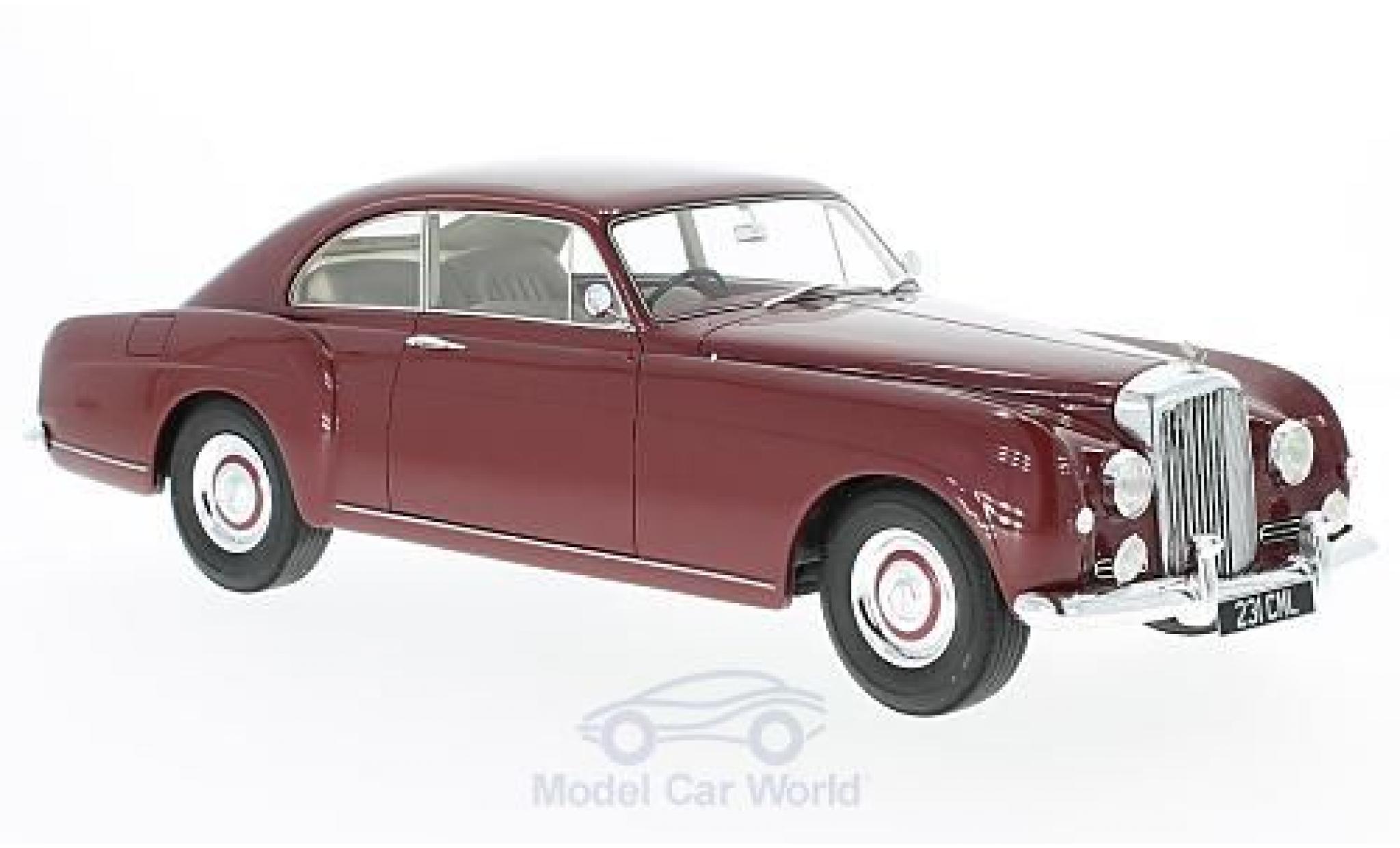 Bentley S1 1/18 Cult Scale Models Continental Fastback Mulliner metallic rood RHD ohne Vitrine modelauto