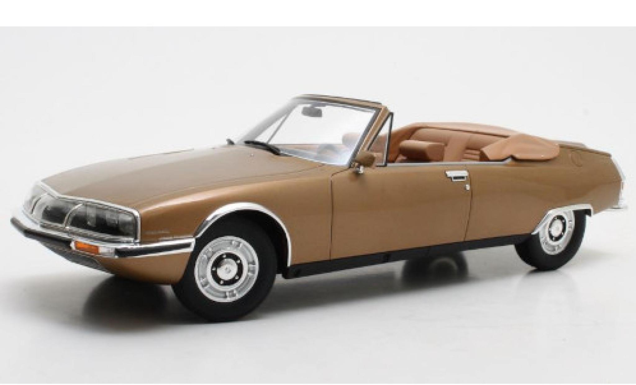 Citroen SM 1/18 Cult Scale Models Mylord Chapron gold 1971 modelauto