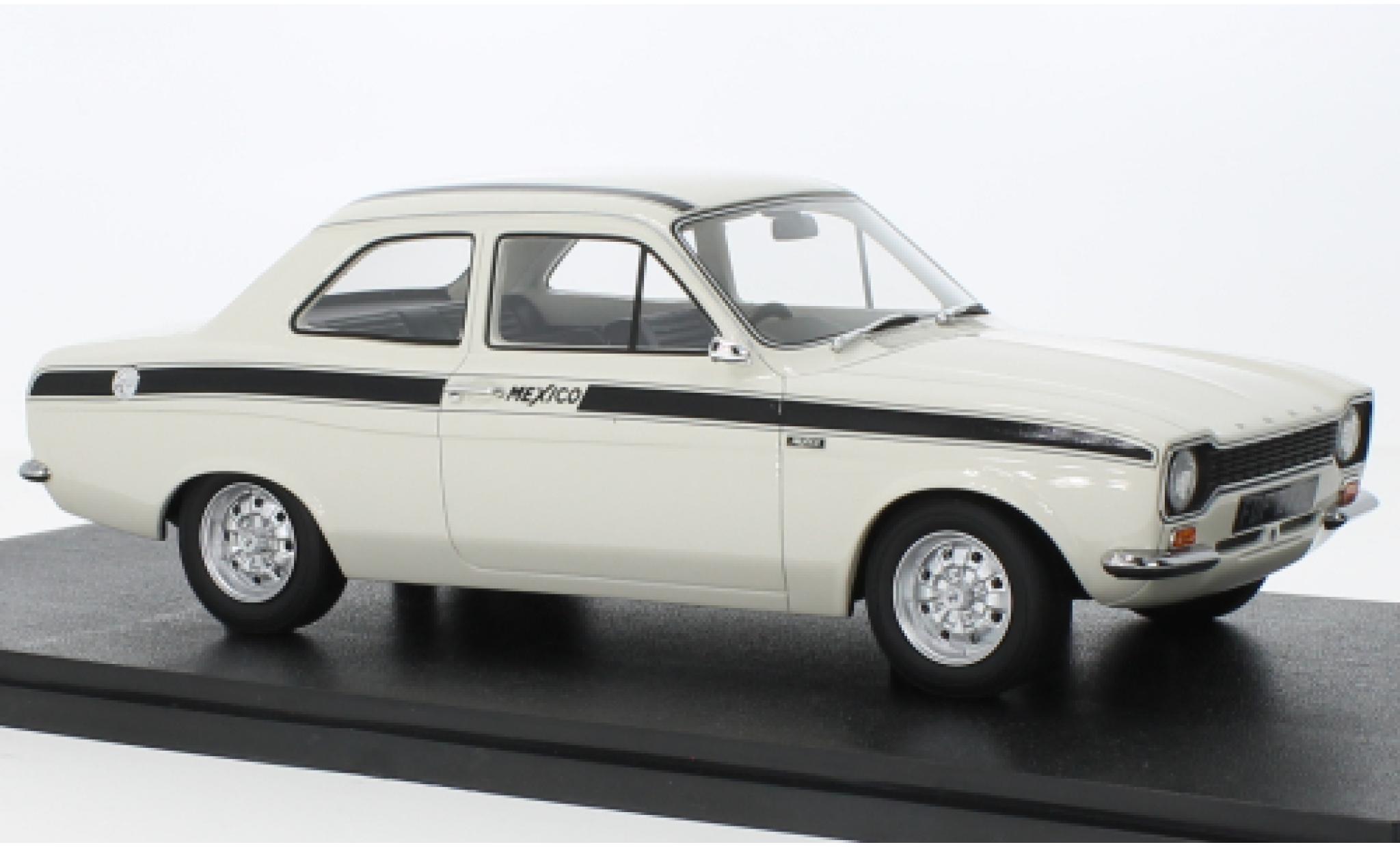 Ford Escort 1/18 Cult Scale Models MKI Mexico wit RHD 1973 modelauto