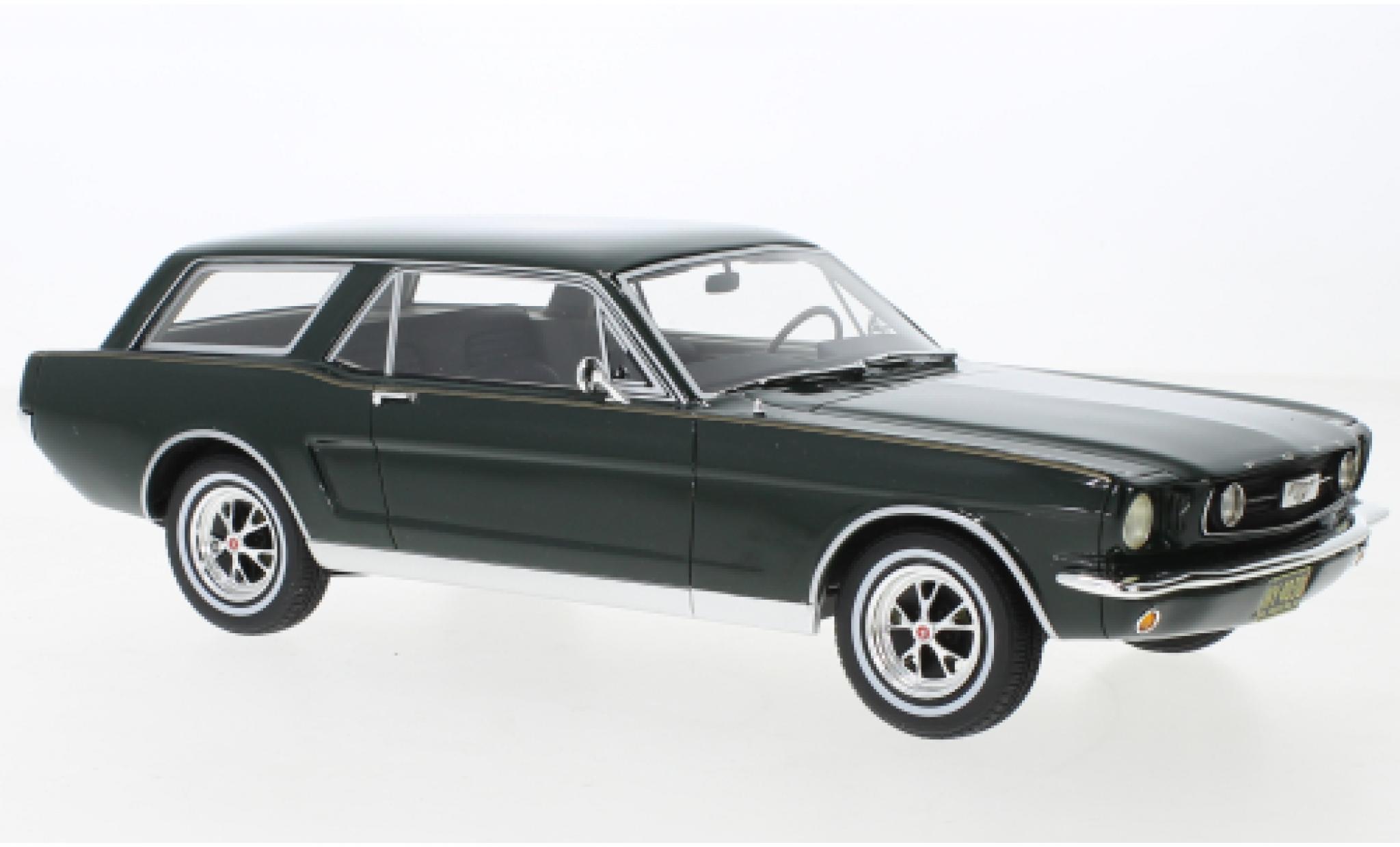 Ford Mustang 1/18 Cult Scale Models groen 1965 modelauto