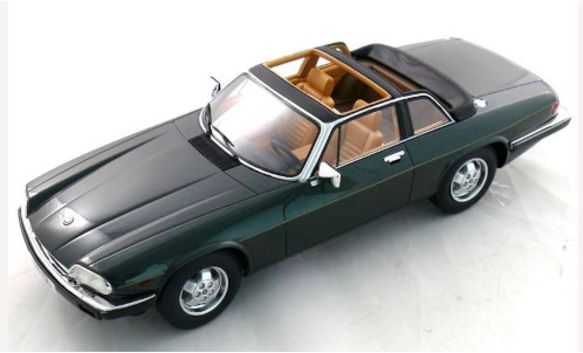 Jaguar XJ 1/18 Cult Scale Models -SC metallic groen 1983 modelauto