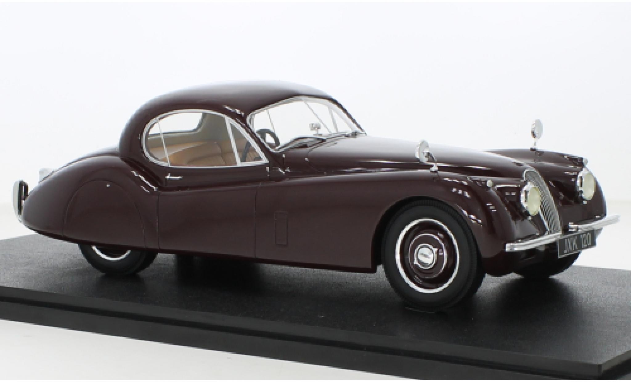Jaguar XK 1/18 Cult Scale Models 120 FHC rood RHD 1951 modelauto