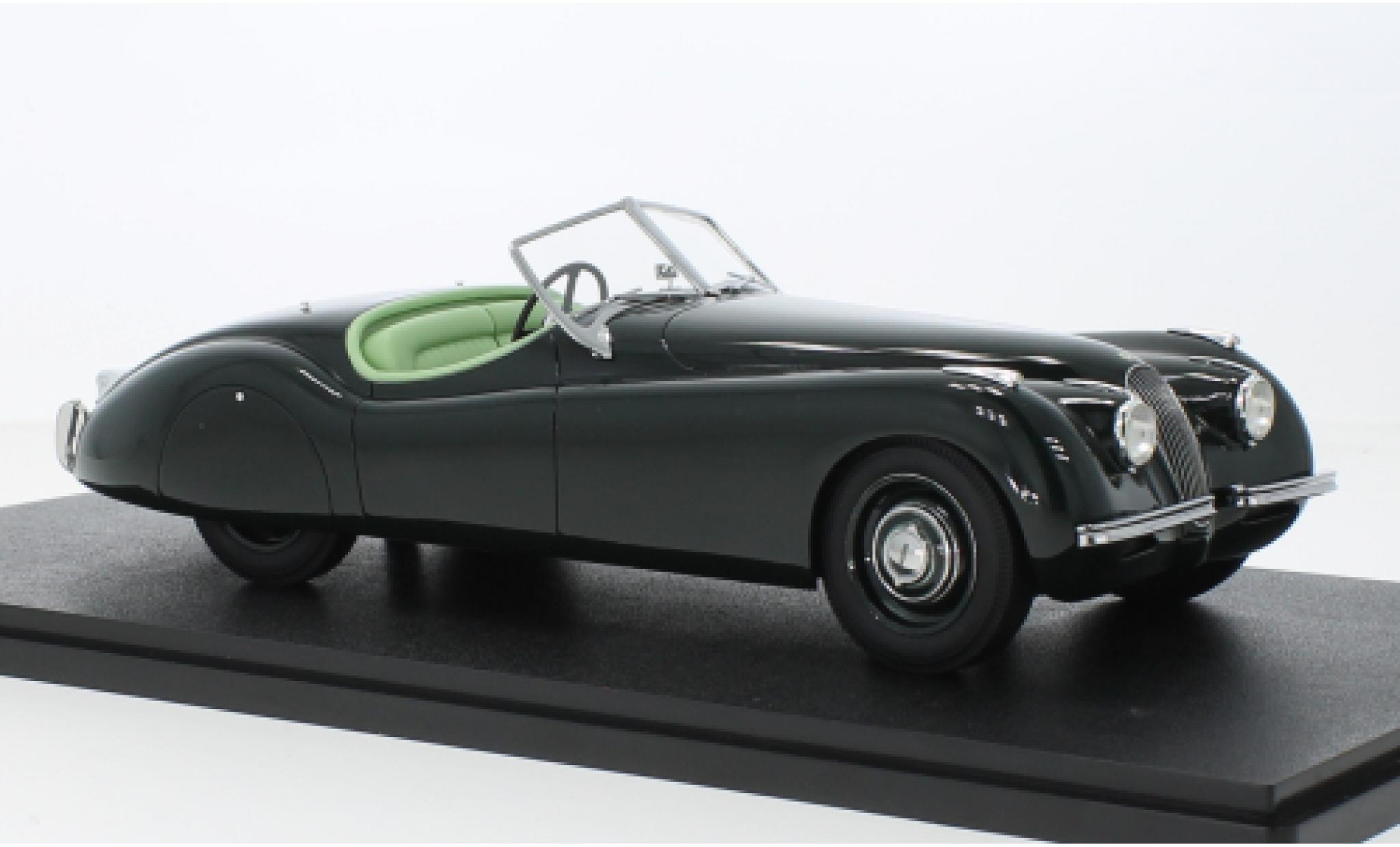 Jaguar XK 1/18 Cult Scale Models 120 OTS groen fonc&eacute; RHD 1948 modelauto