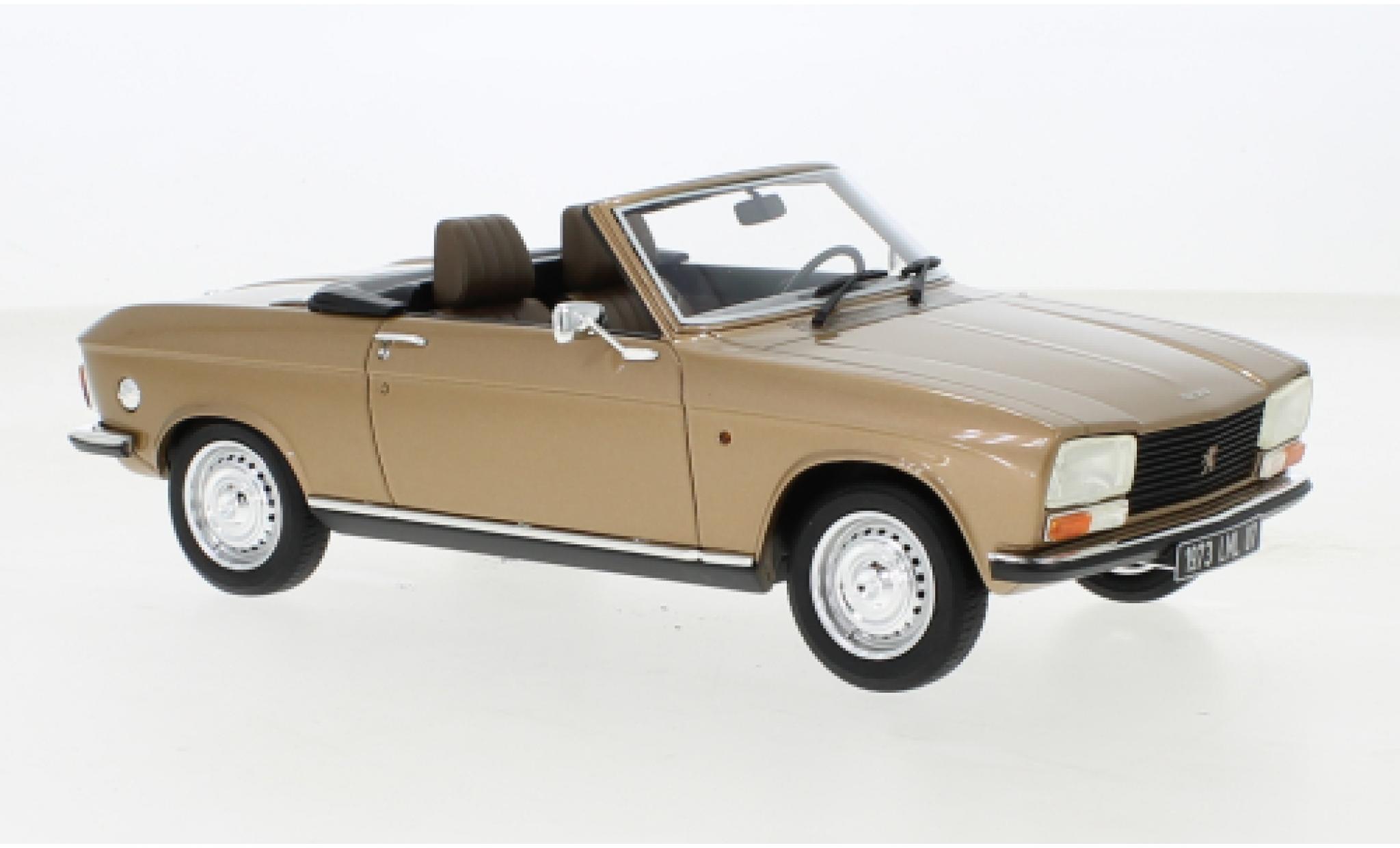 Peugeot 304 1/18 Cult Scale Models Cabriolet metallic beige 1973 modelauto
