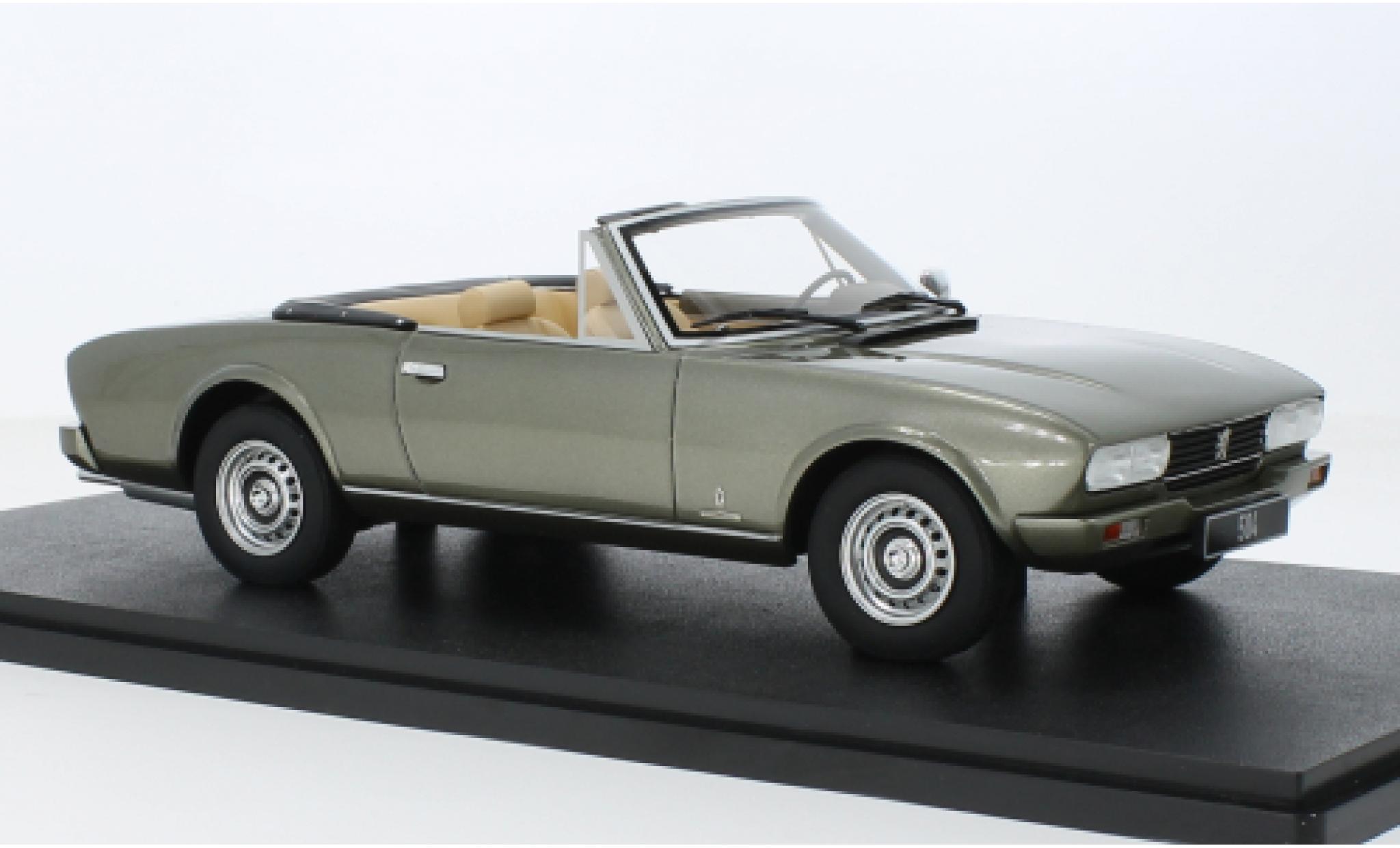 Peugeot 504 1/18 Cult Scale Models cabriolet metallic groen 1983 modelauto