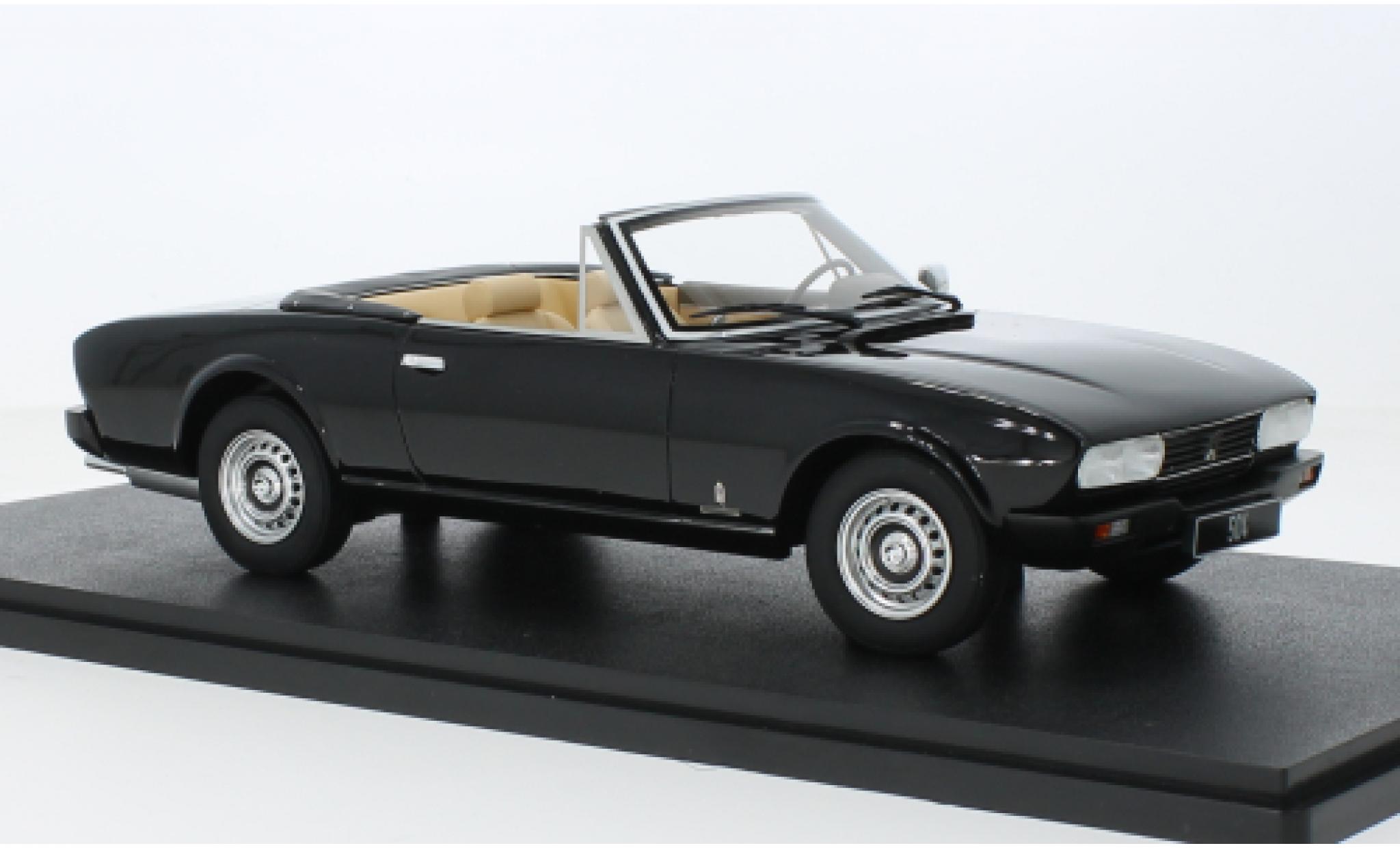 Peugeot 504 1/18 Cult Scale Models cabriolet zwart 1983 modelauto