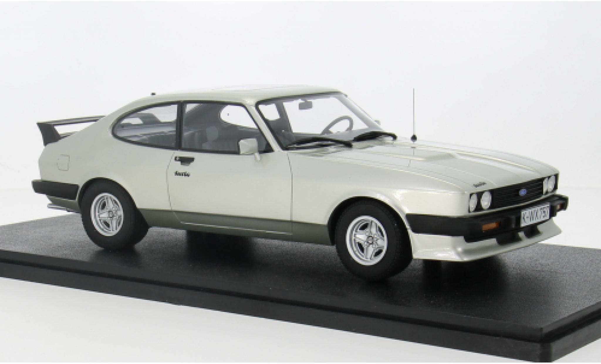 Ford Capri 1/18 Cult Scale Models 2.8 Turbo grijs 1981 1:18 modelauto