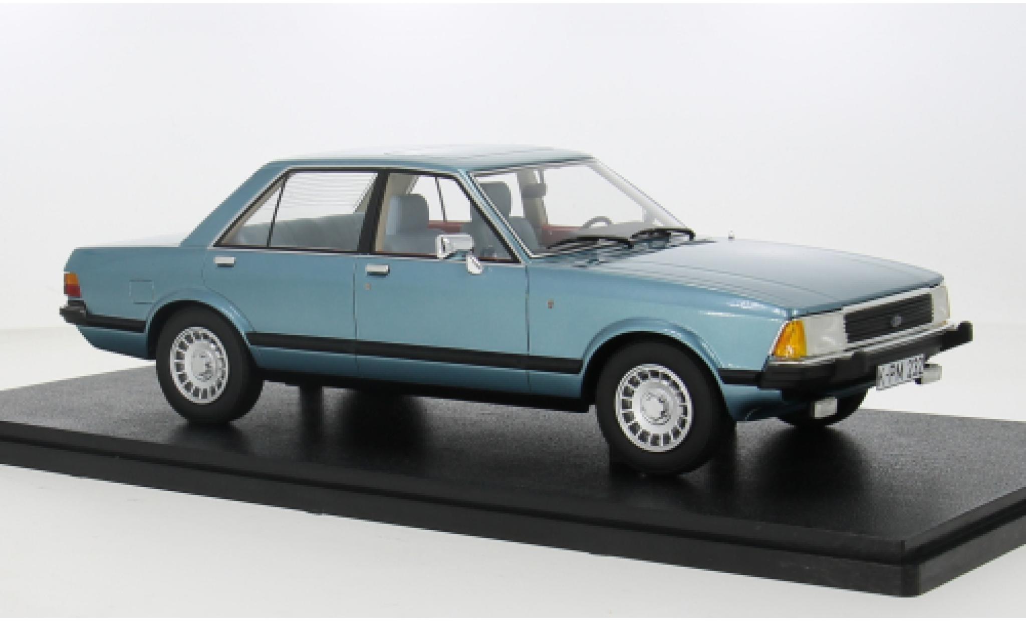 Ford Granada 1/18 Cult Scale Models 2.8 Ghia Saloon blauw 1978 1:18 modelauto