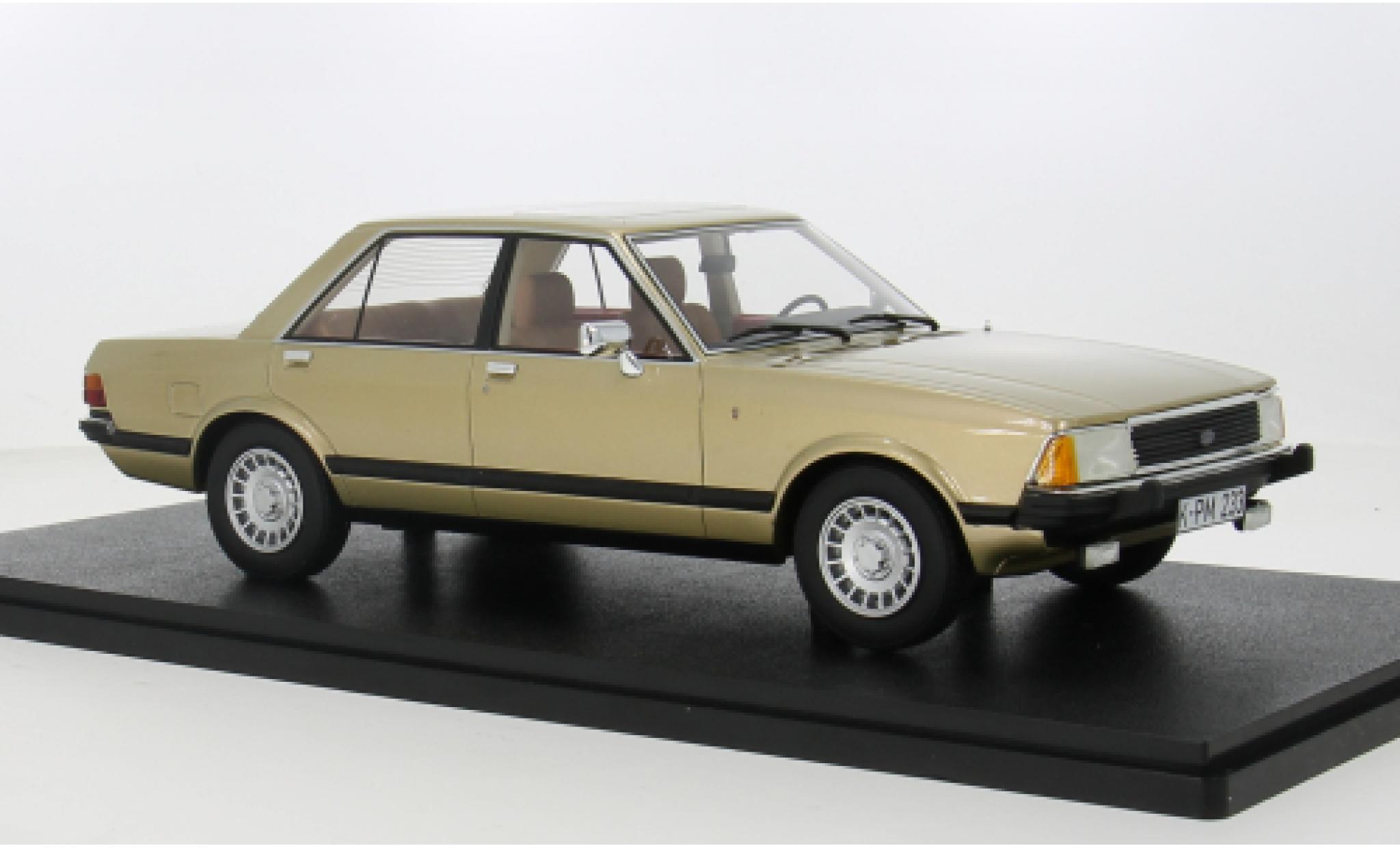 Ford Granada 1/18 Cult Scale Models 2.8 Ghia Saloon gold 1978 1:18 modelauto