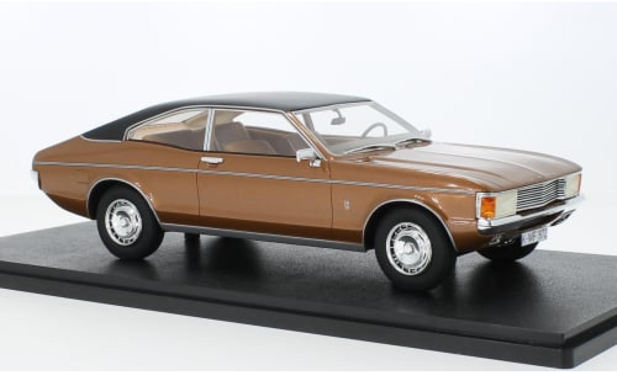 Ford Granada 1/18 Cult Scale Models MKI 2300 GXL Coupe metallic bruin 1972 1:18 modelauto
