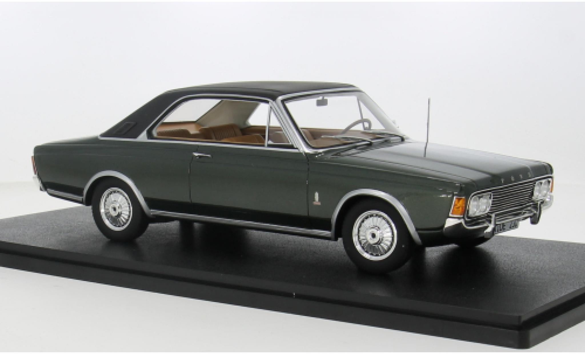Ford Taunus 1/18 Cult Scale Models P7b 17M Coupe groen 1969 1:18 modelauto