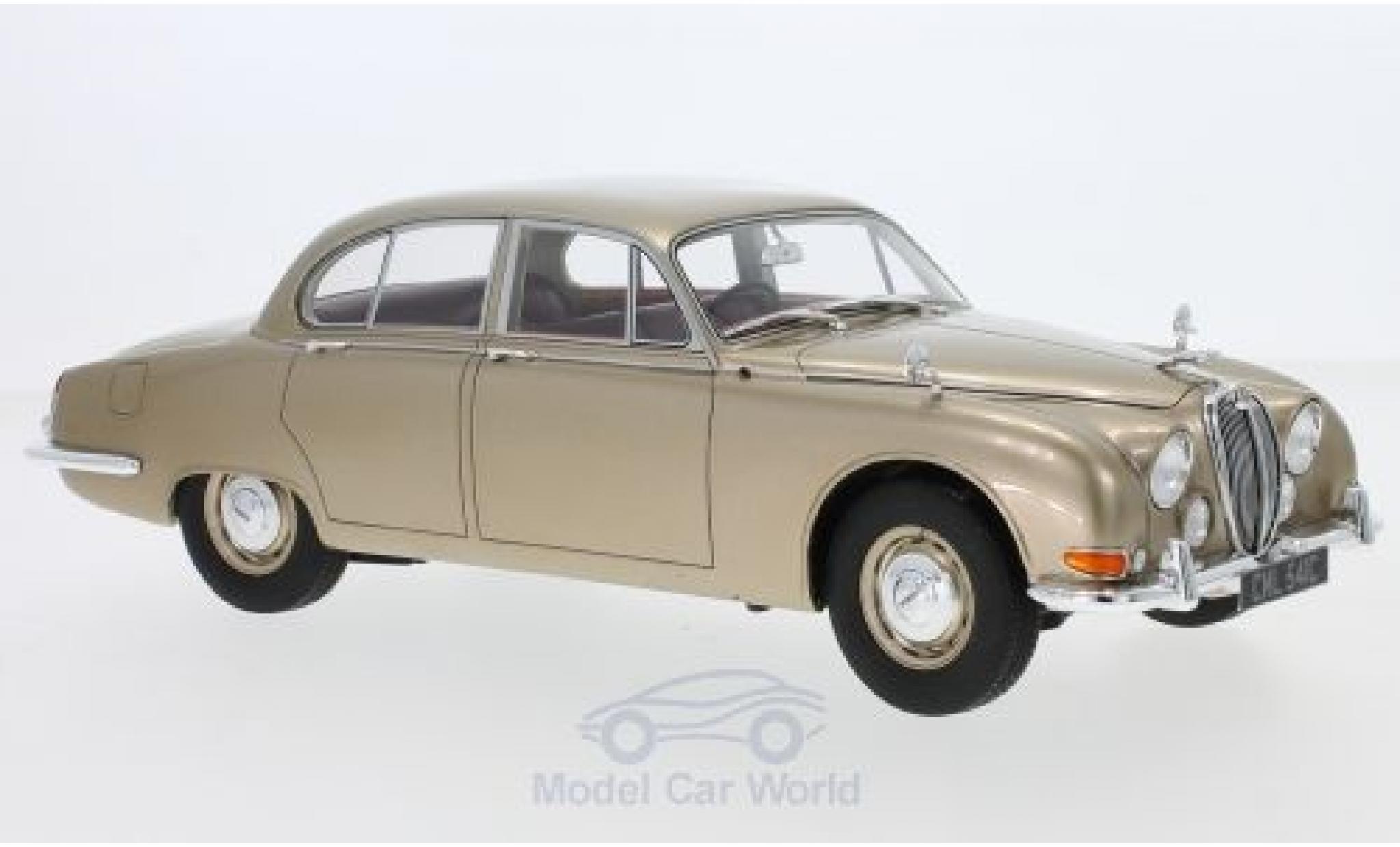 Jaguar S-Type 1/18 Cult Scale Models metallic beige RHD 1965 modelauto